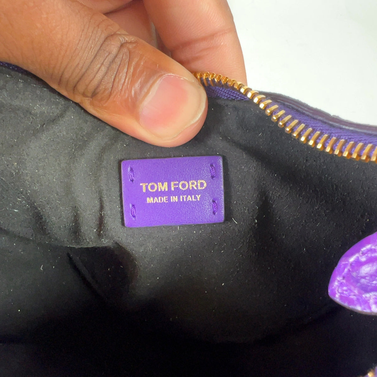 Tom Ford Embossed Leather Handle Bags