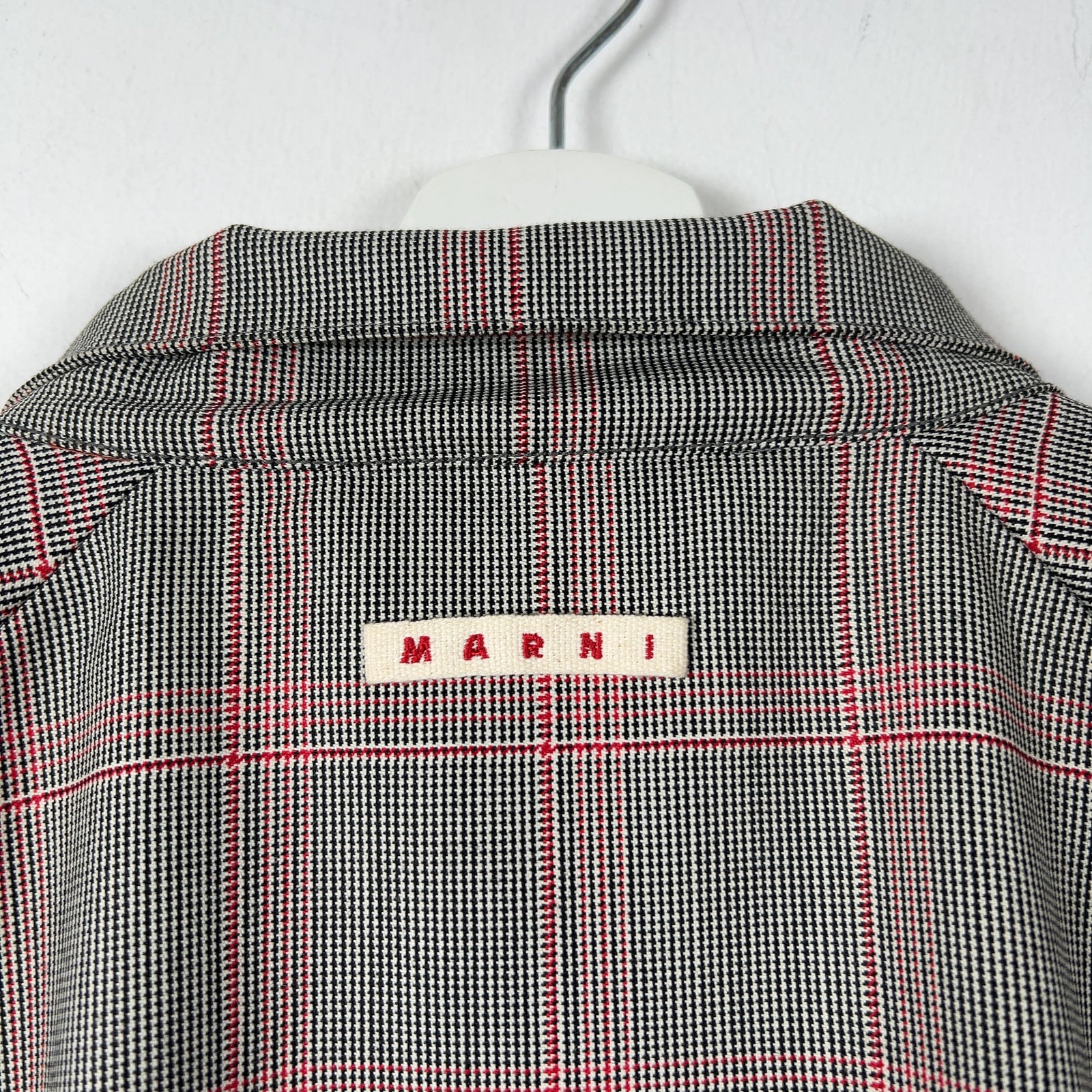 Marni Check Zip Up Jacket