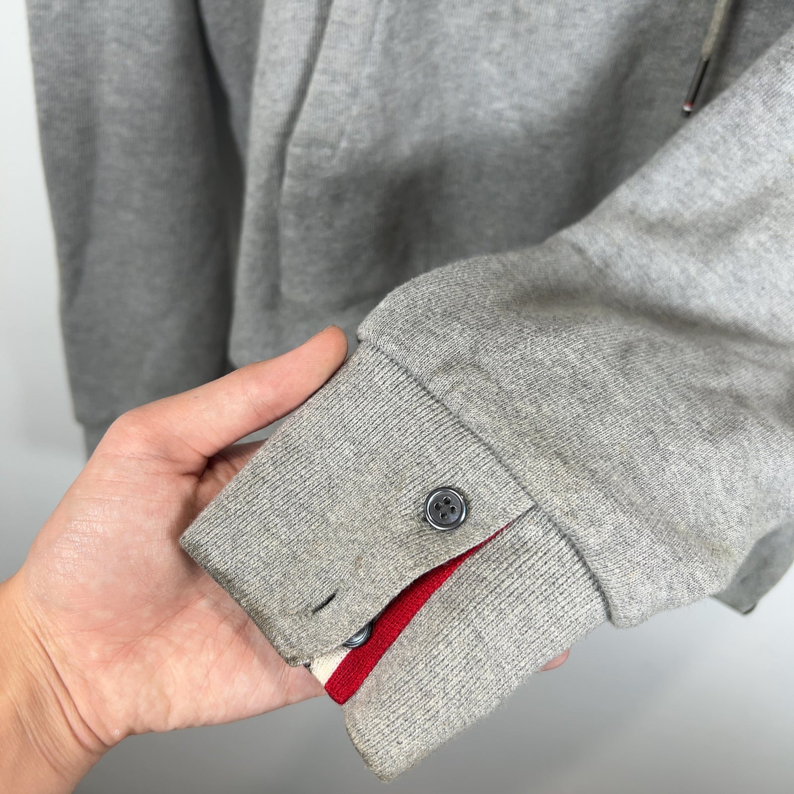Thom Browne Back Classic Stripe Hoodie
