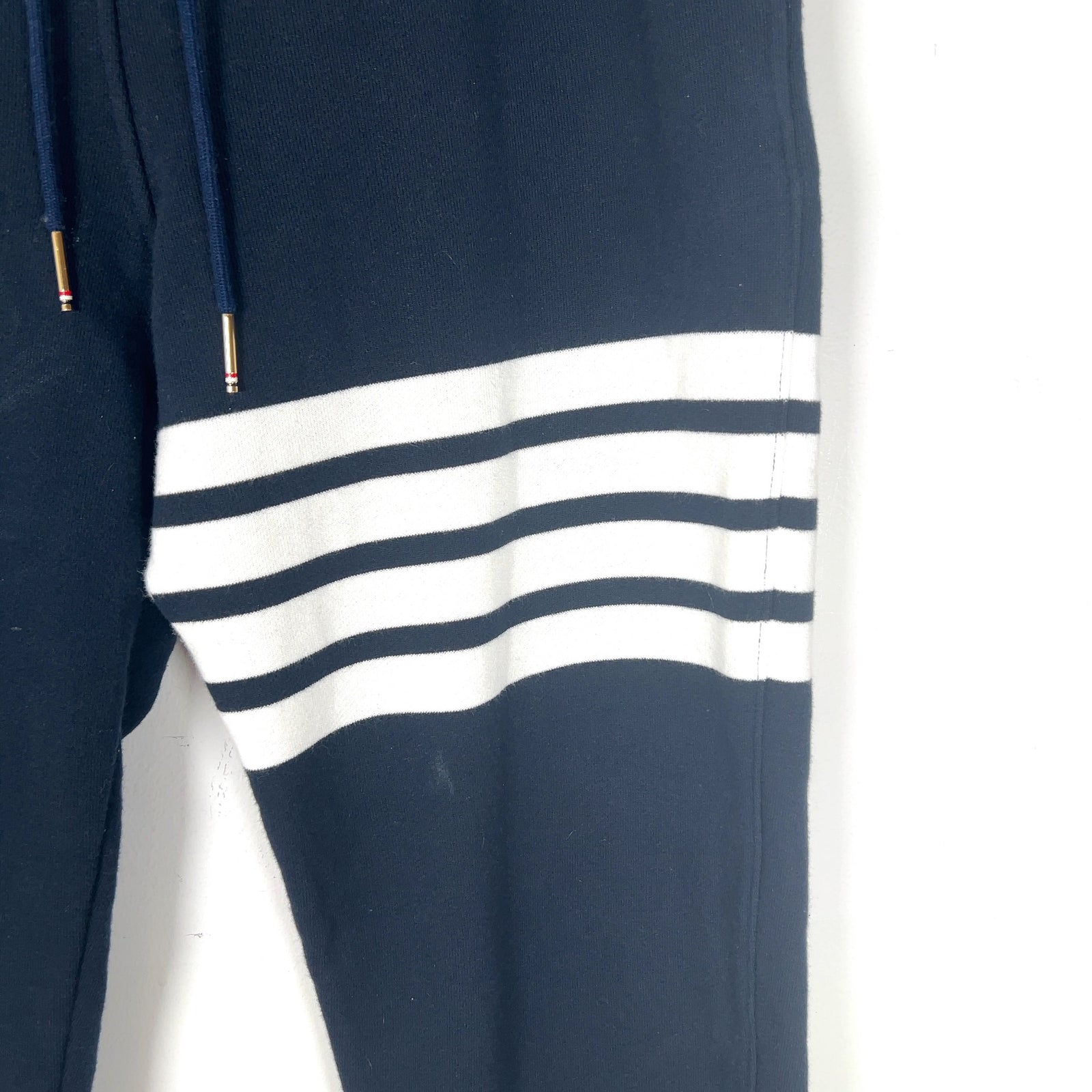Thom Browne 4-Bar Navy Sweatpants