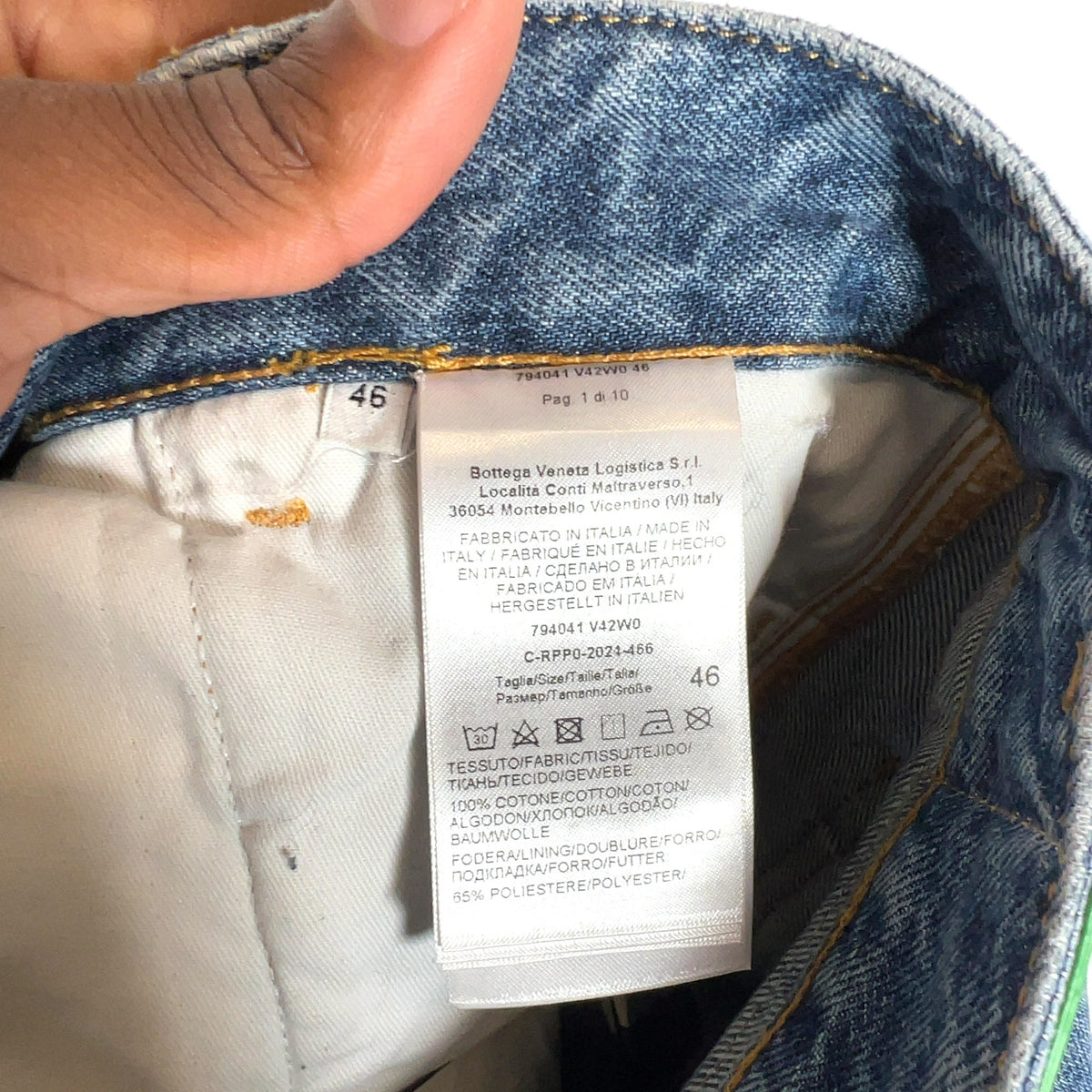 Bottega Veneta Denim Carpenter Jeans