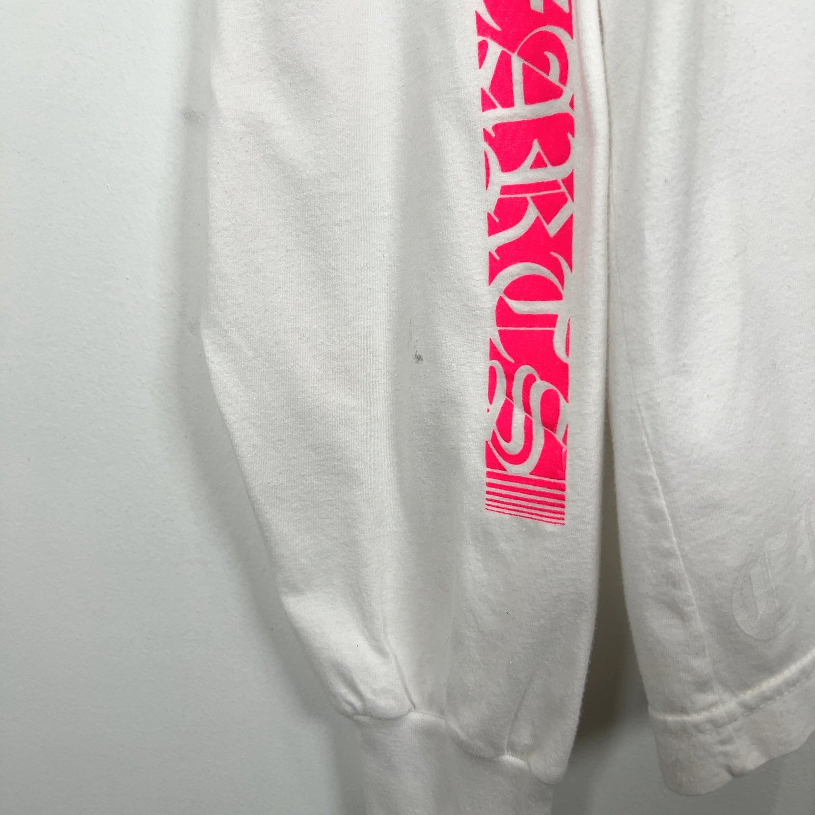 Chrome Hearts Pink Spell Out Logo Bar Longsleeve
