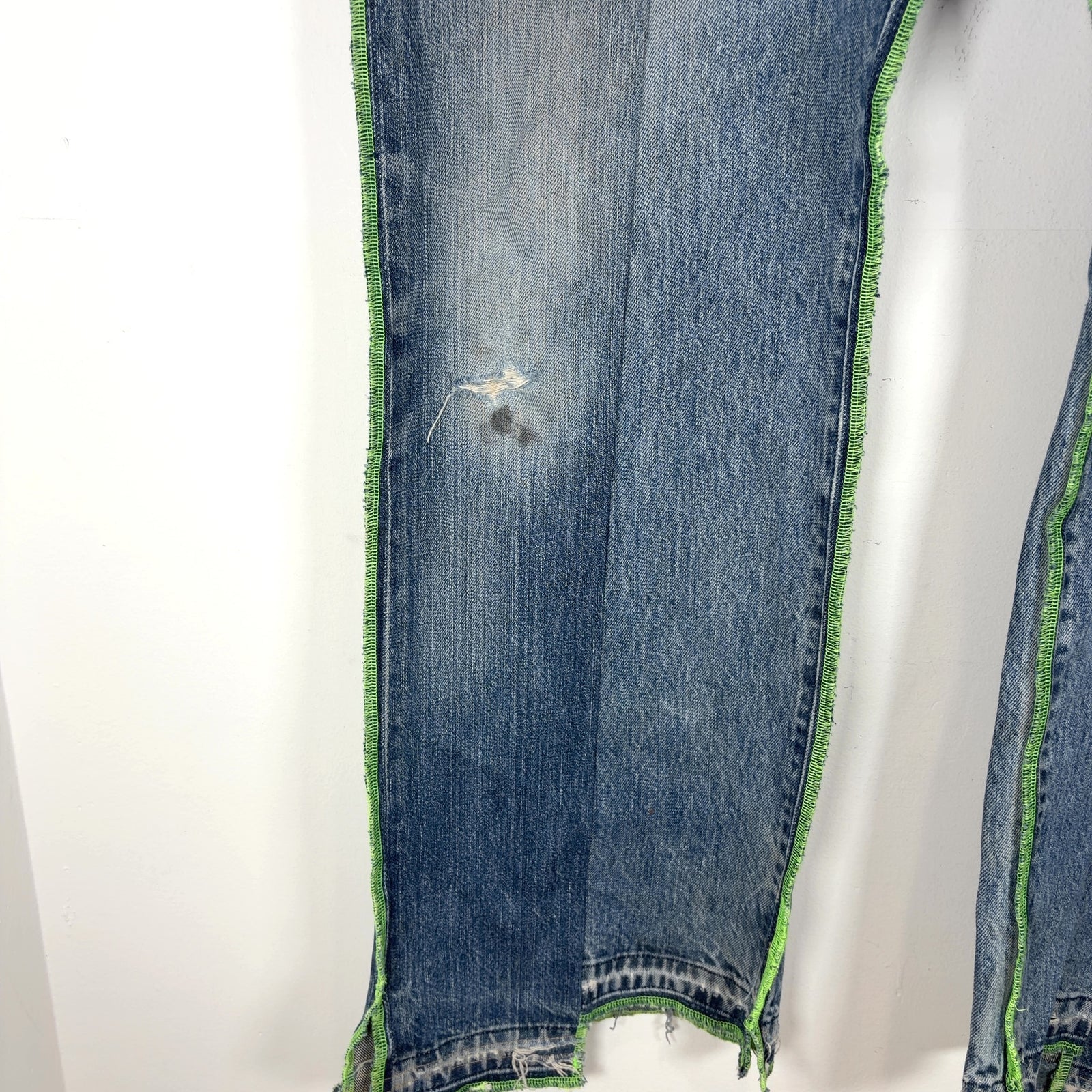 Better With Age Lemon Split Seam Denim Jeans