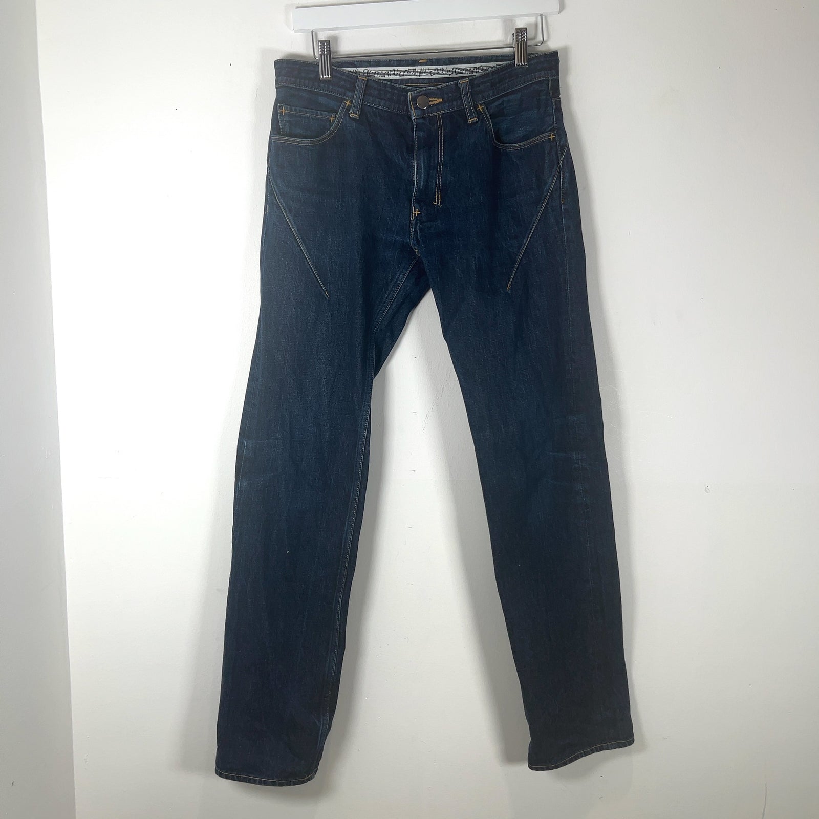 Number (N)ine Pain Raw Denim Jeans