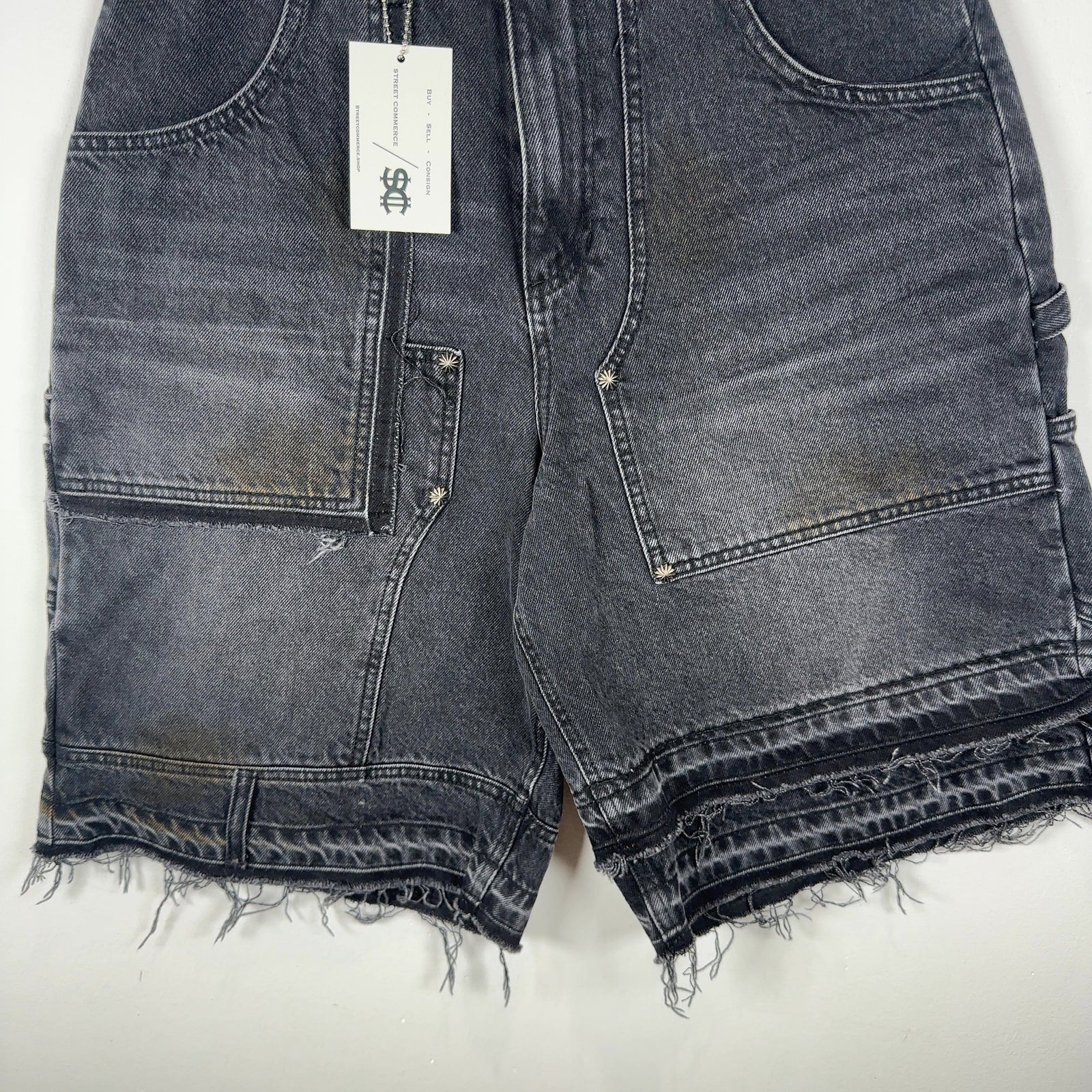 Andersson Bell Stacked Release Hem Shorts