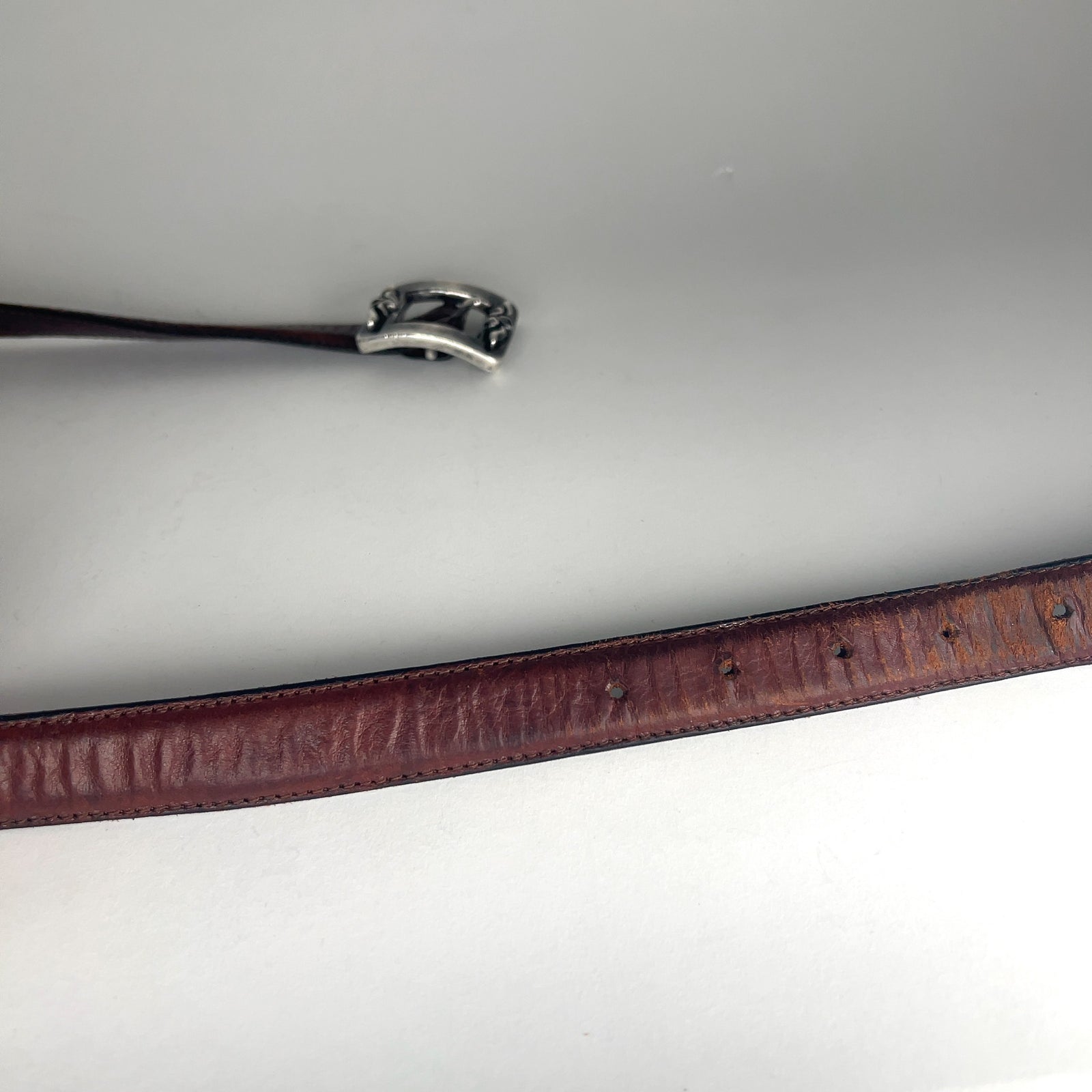 Chrome Hearts 1" Floral Square Belt