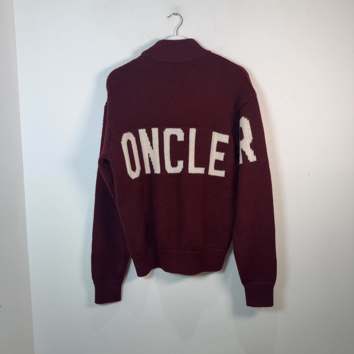 Moncler Maglione Spell Out Knit Sweater