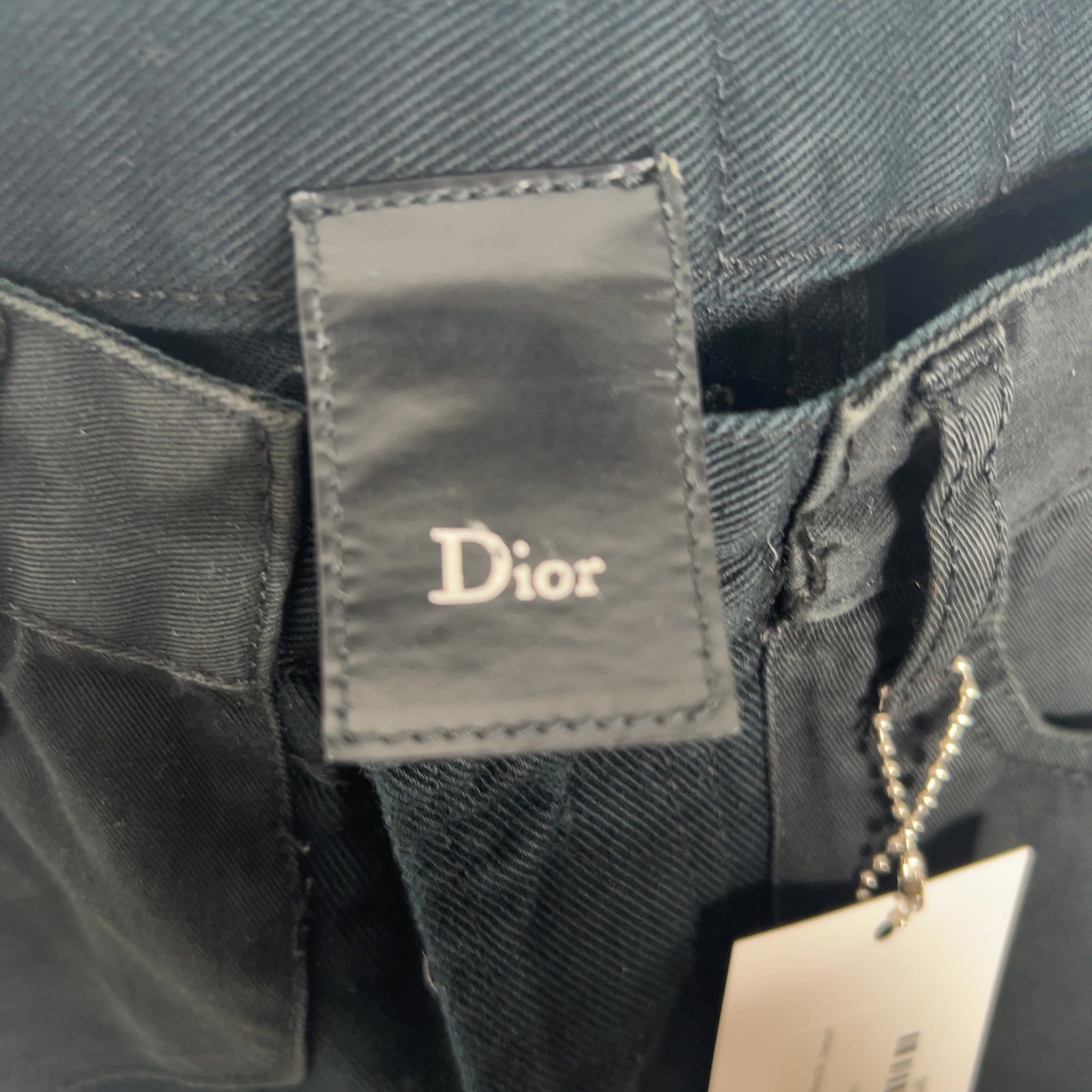 Dior AW07 'Navigate' Patchwork Black Jeans Size 29