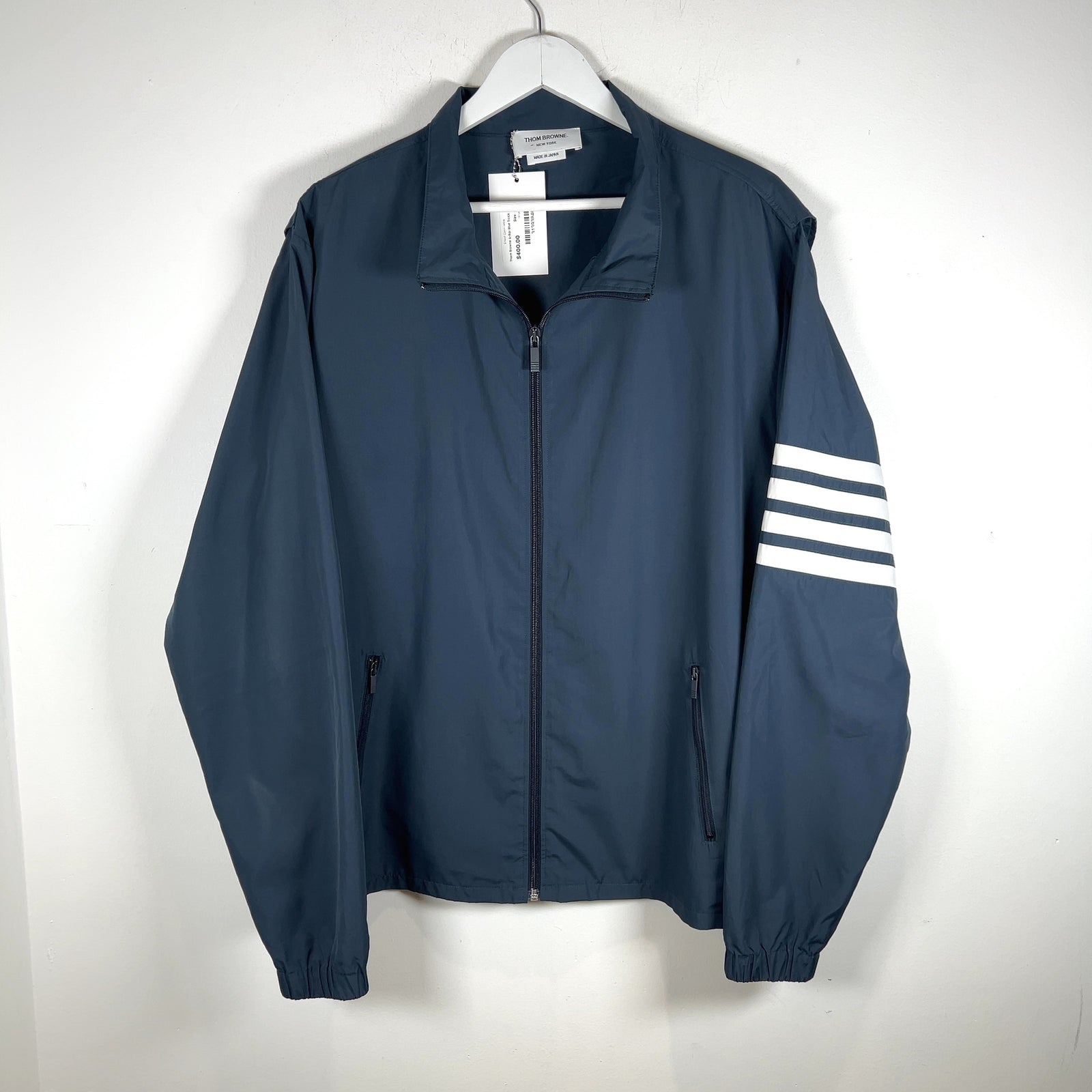 Thom Browne 4-Bar Blue Track Jacket