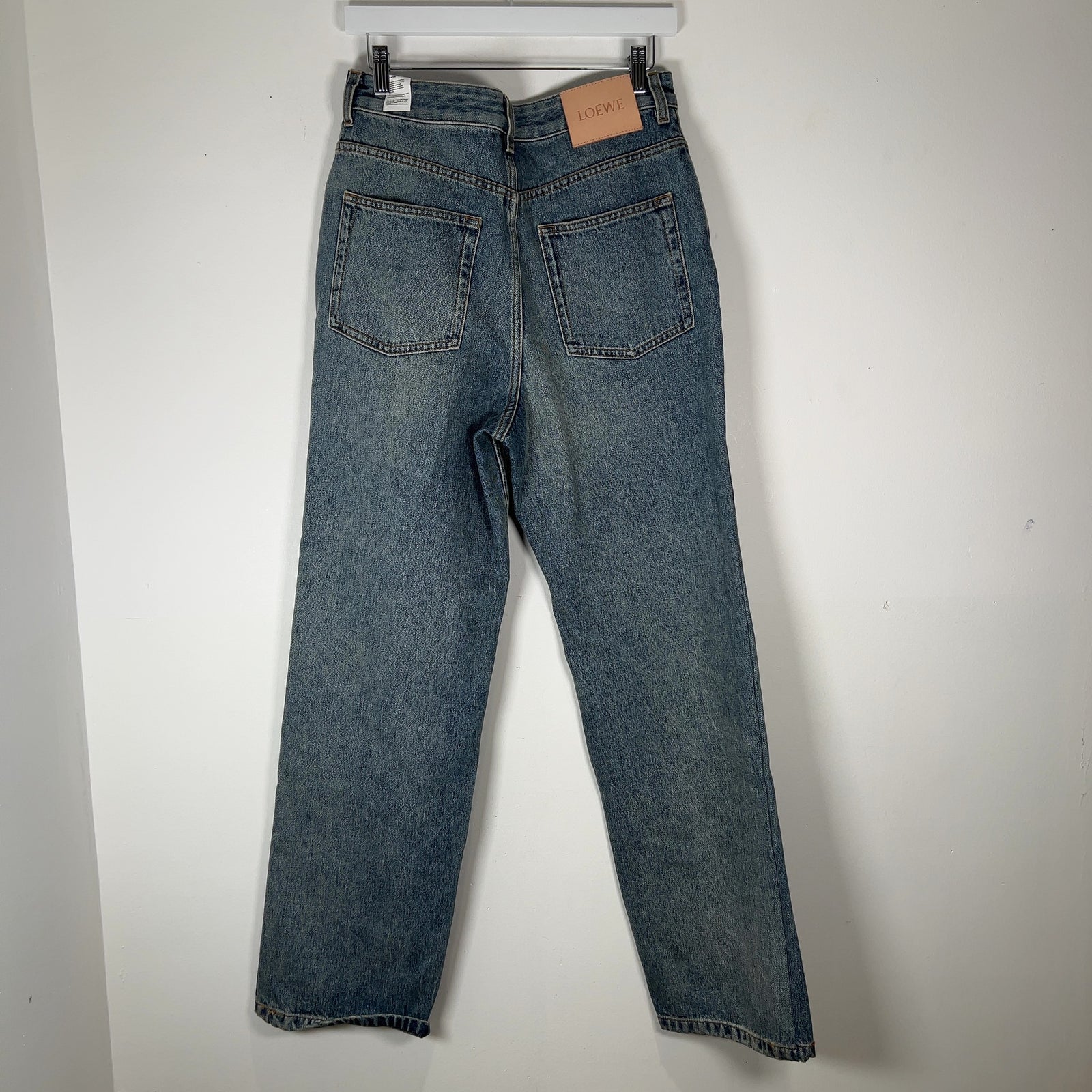 Loewe Anagram Baggy Washed Logo Jeans Size 30
