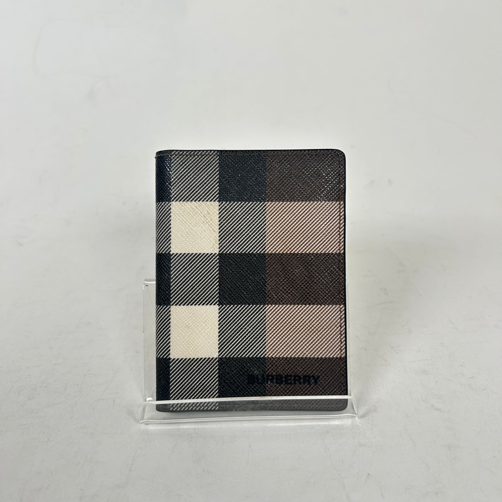 Burberry Brown Patter Bi-Fold Wallet