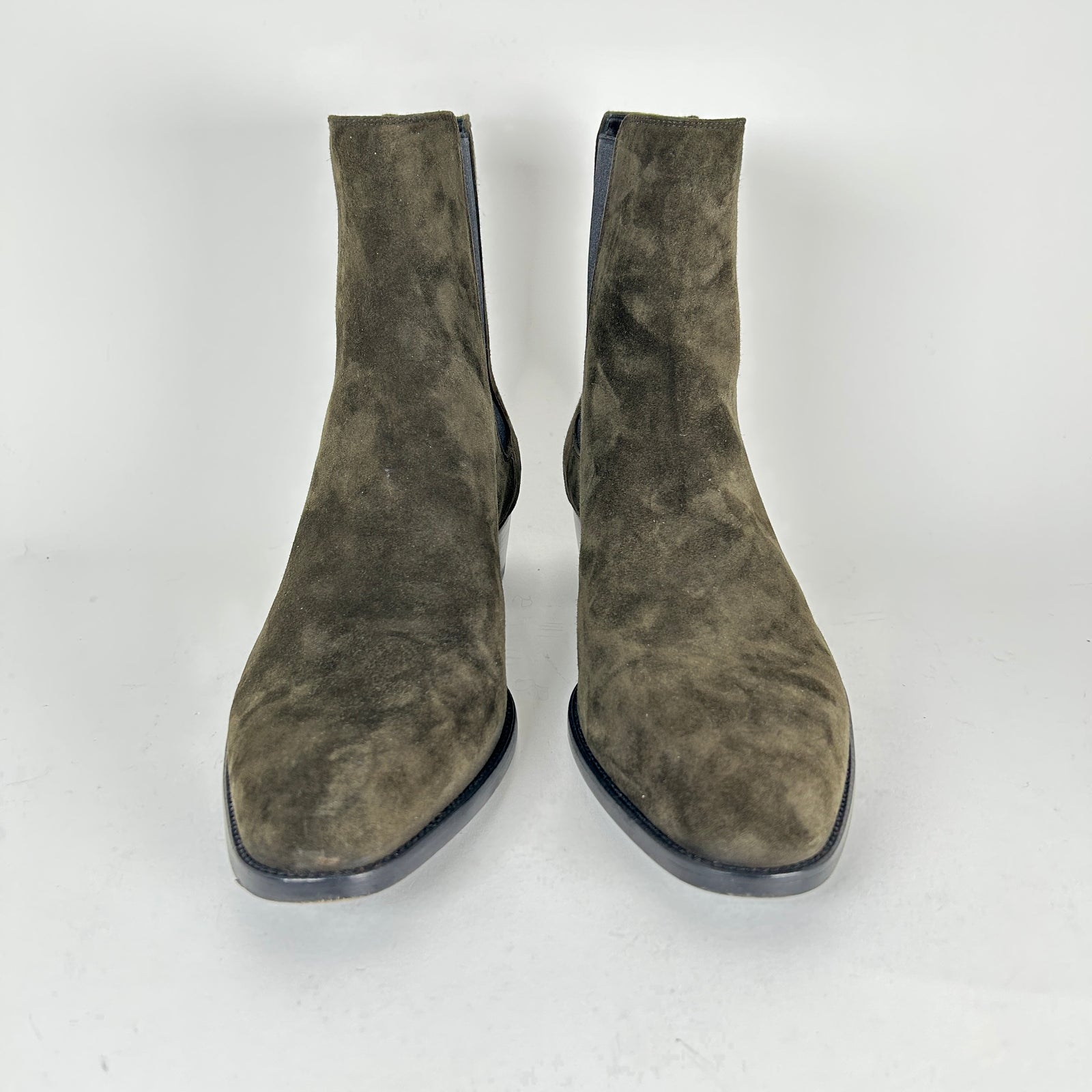 Saint Laurent Olive Green Chelsea Boot 41.5