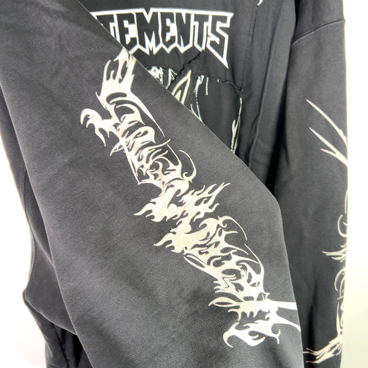 Vetements J'Adore Hardcore Patchwork Hoodie