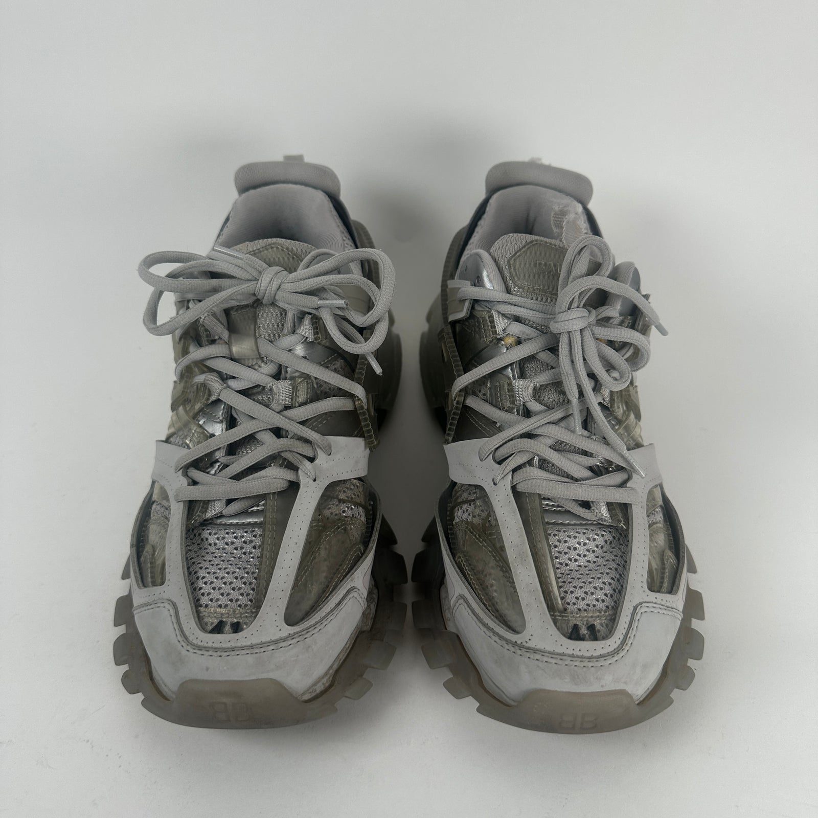 Balenciaga Grey Translucent Tracks Size 41