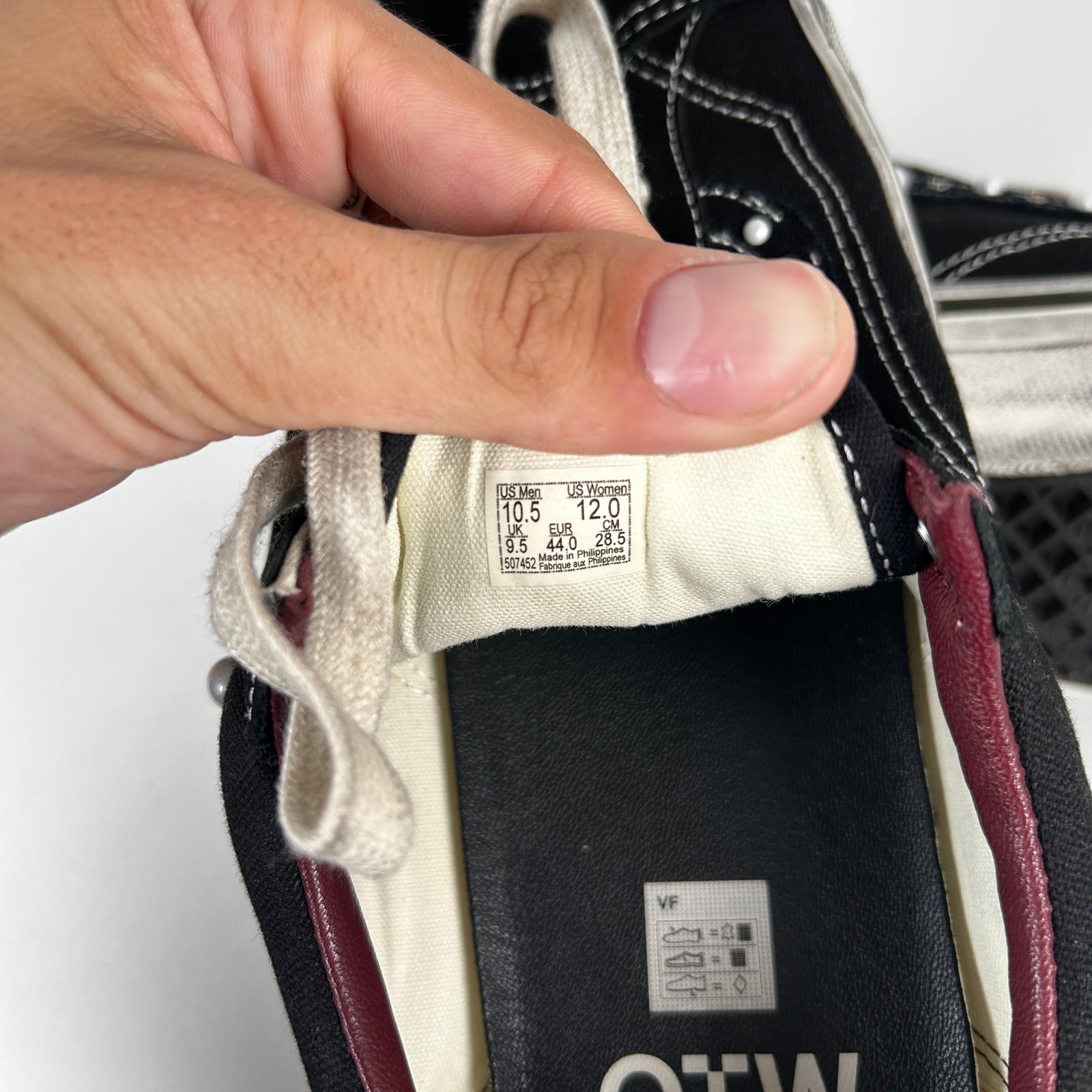 Vans Black OTW Skool 36 Studded Vans Size 10.5