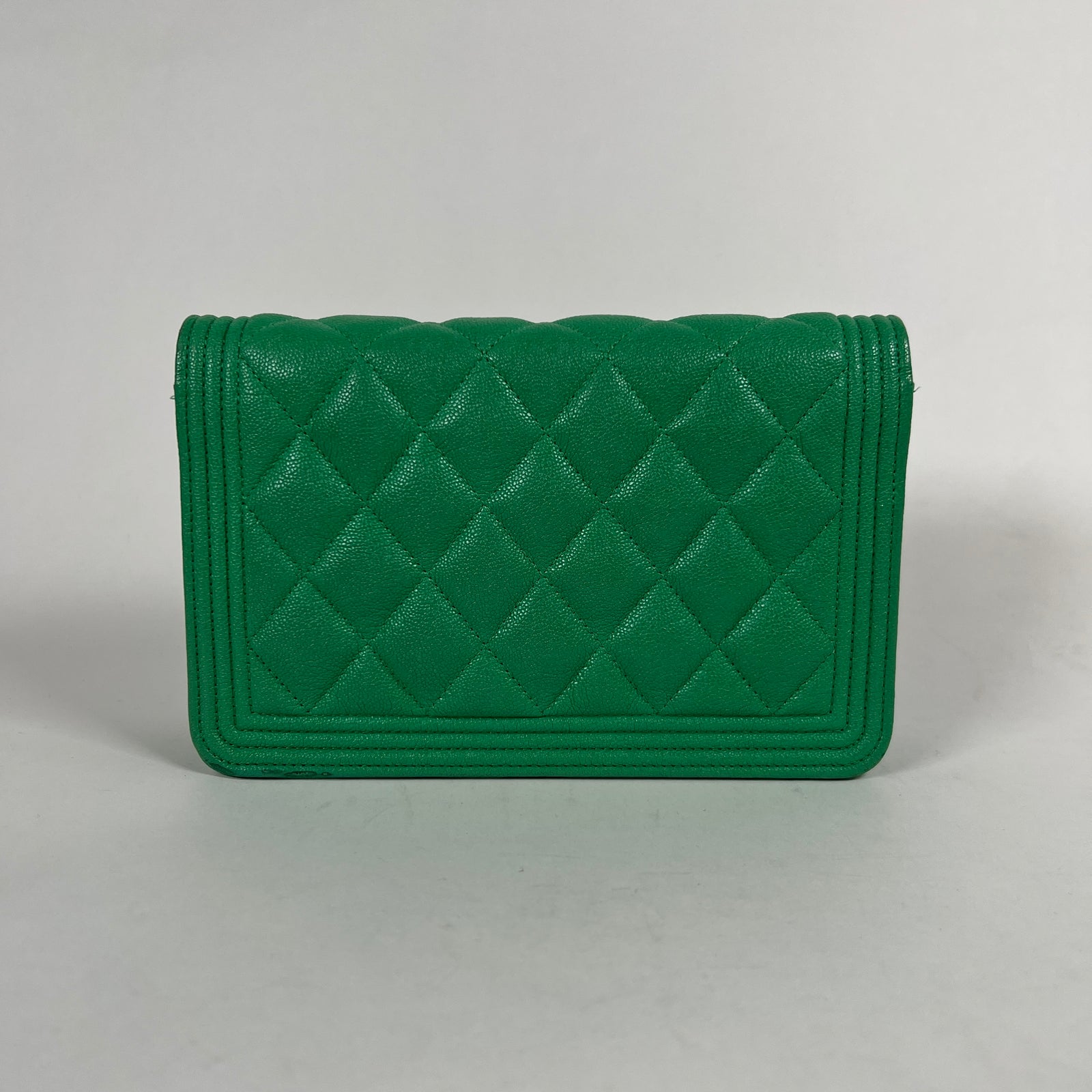 Chanel Mini Boy Bag Green
