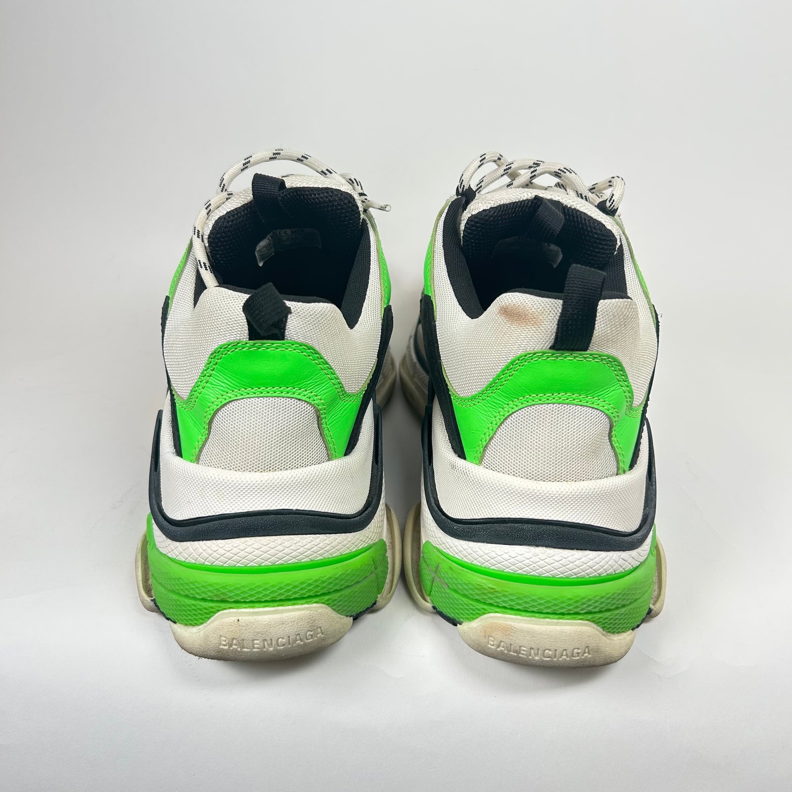 Balenciaga Green/Grey Triple S Sneaker Size 44