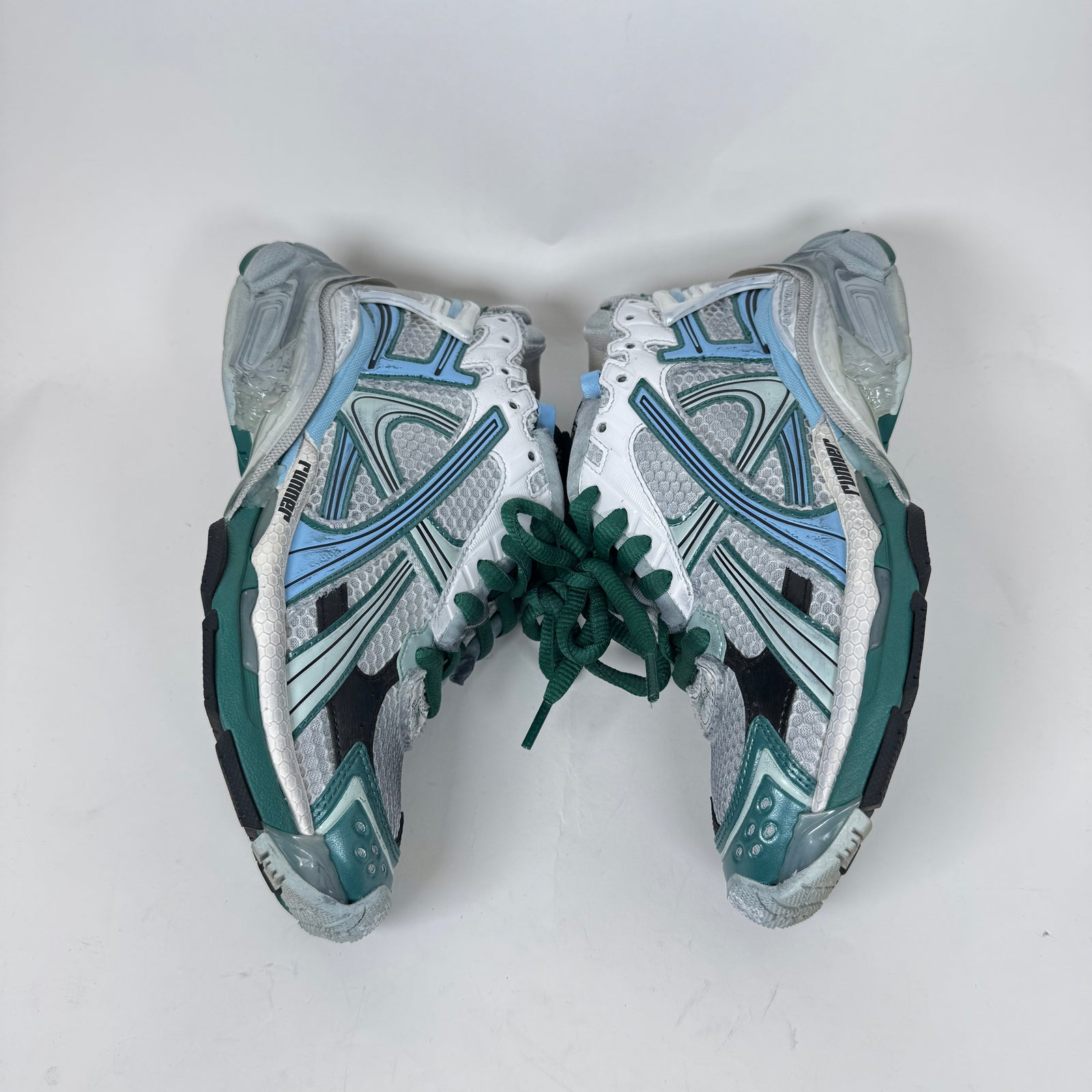 Balenciaga Green/Blue Runners Size 38