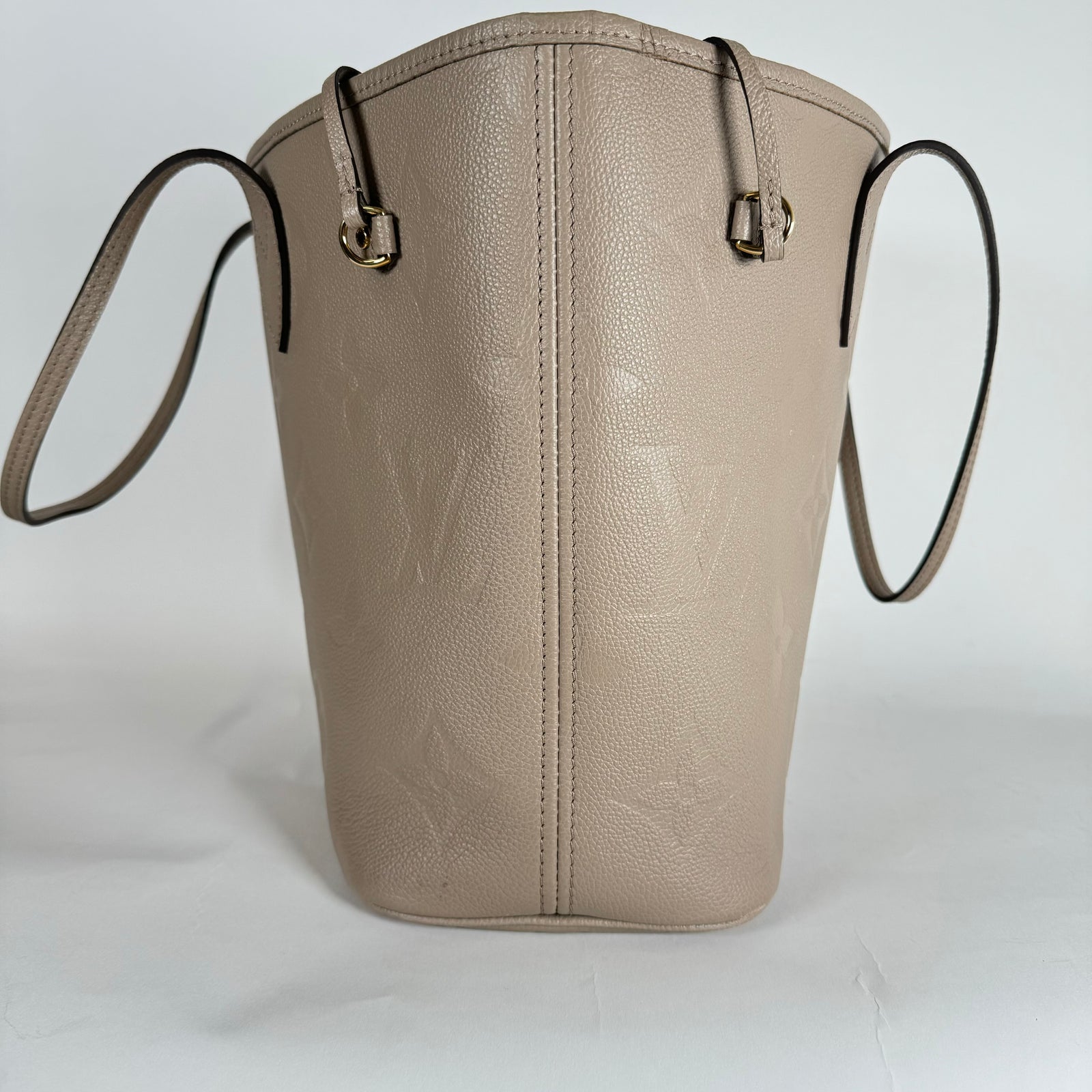 Louis Vuitton Taupe Monogram Empreinte MM Neverfull