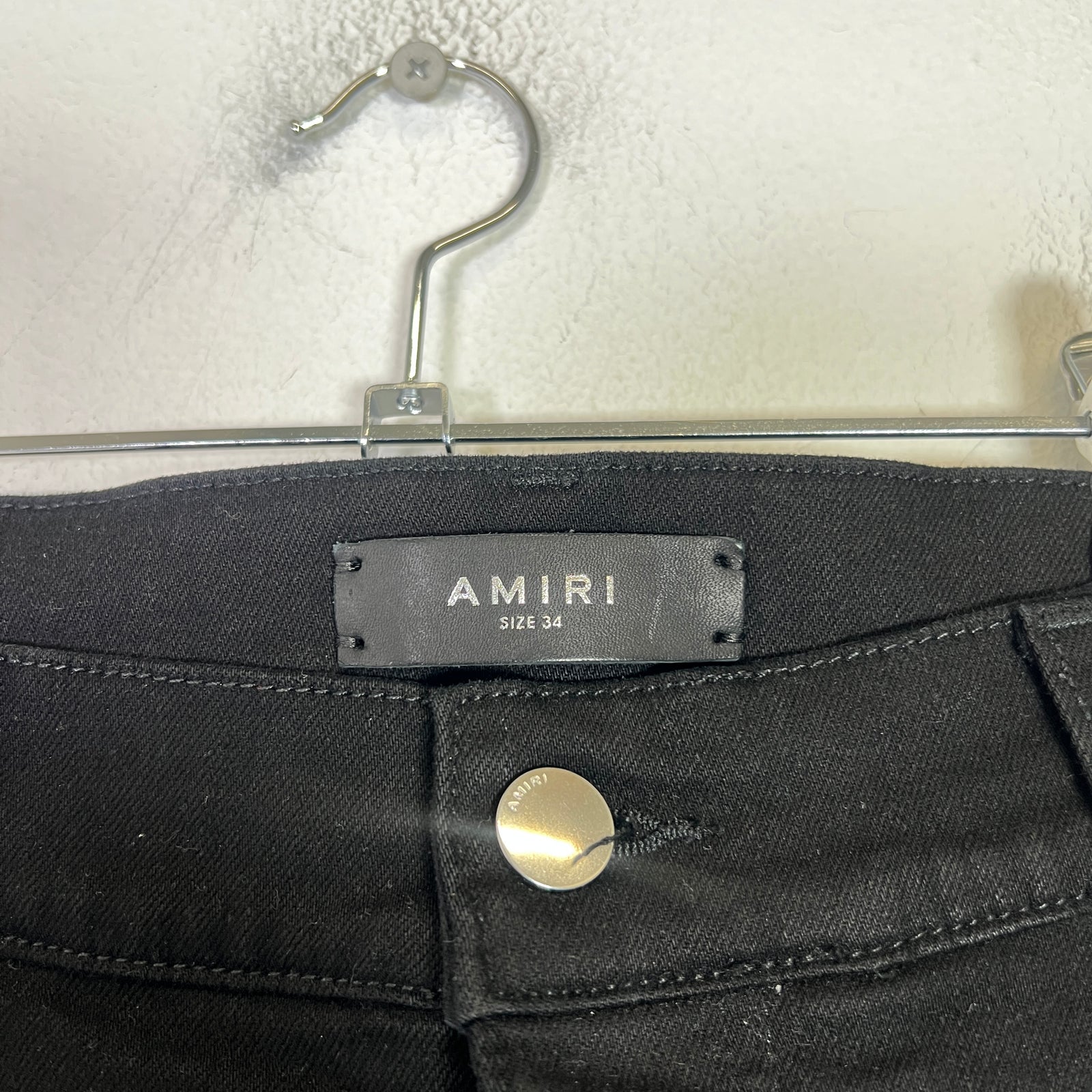 Amiri Black Bandana Thrasher Jeans