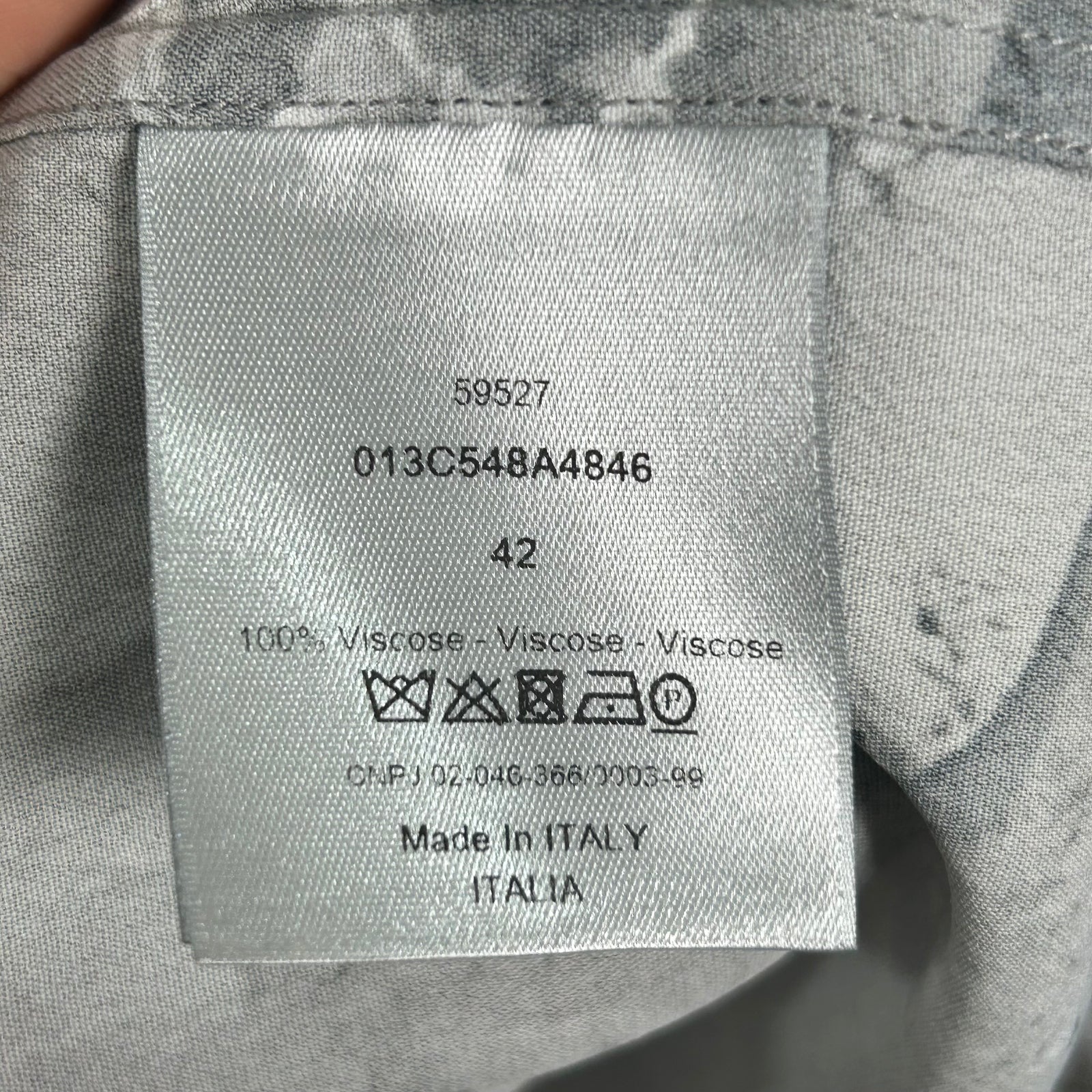 Dior x Daniel Arsham Logo Button-Up Shirt Size L