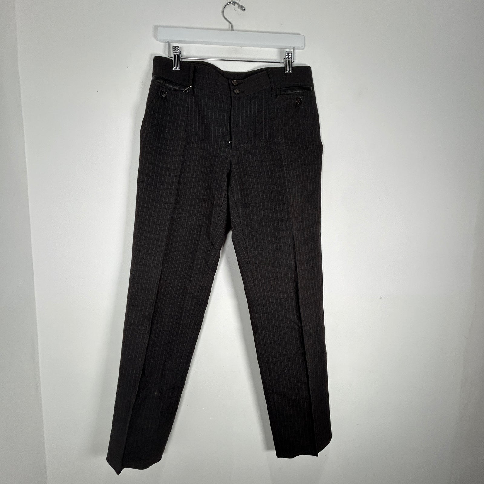 Dolce Gabbana Pinstripe Slacks Size 30