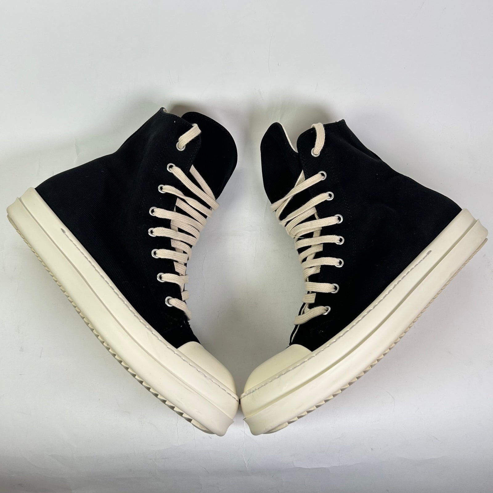 Rick Owens DRKSHDW Canvas High-Top Ramones