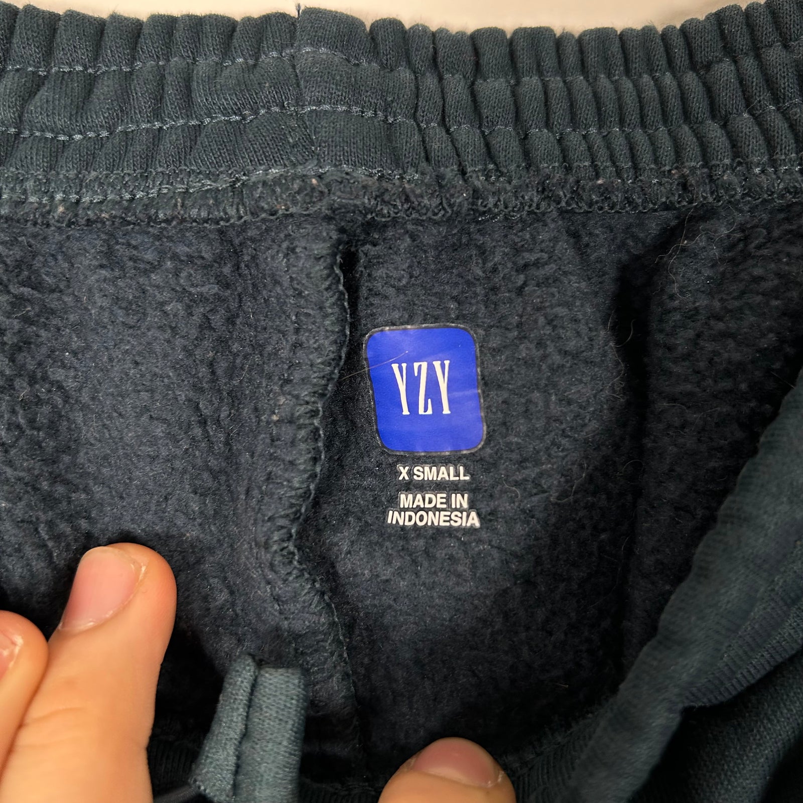 Yeezy Gap Wide Leg Navy Sweatpants Size XS