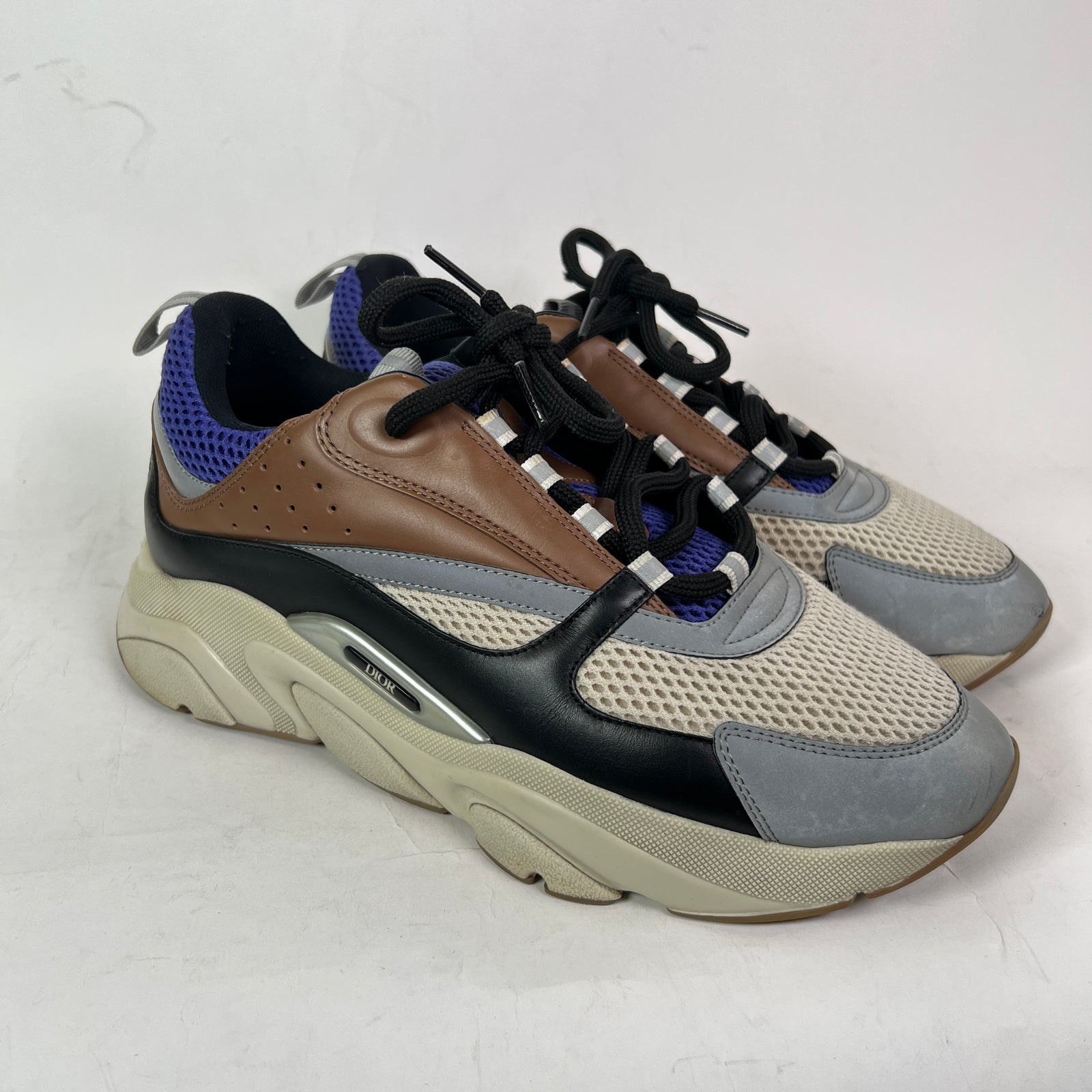 Dior B22 Brown/Violet Sneaker Size 44