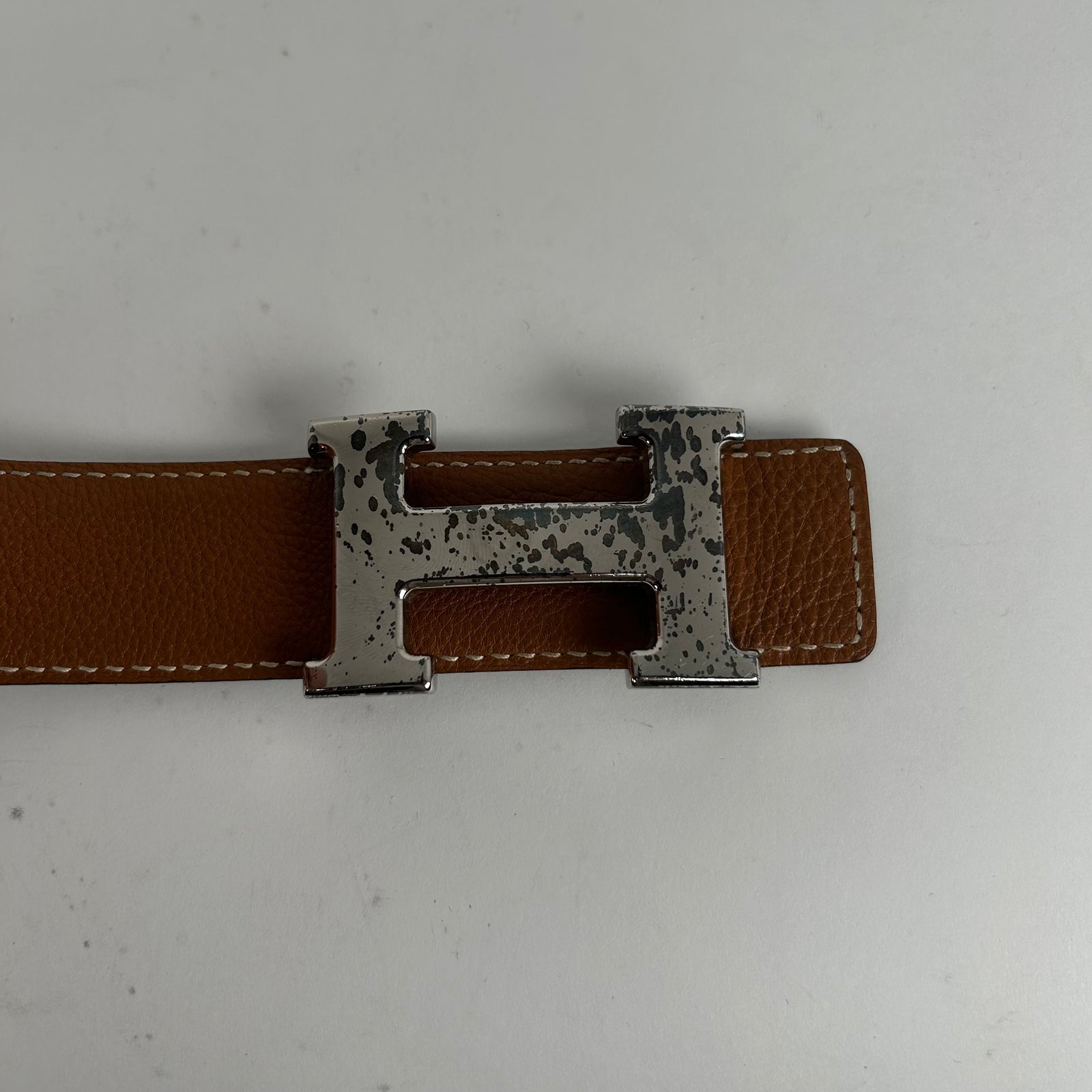 Hermes Brown H Belt Size 34