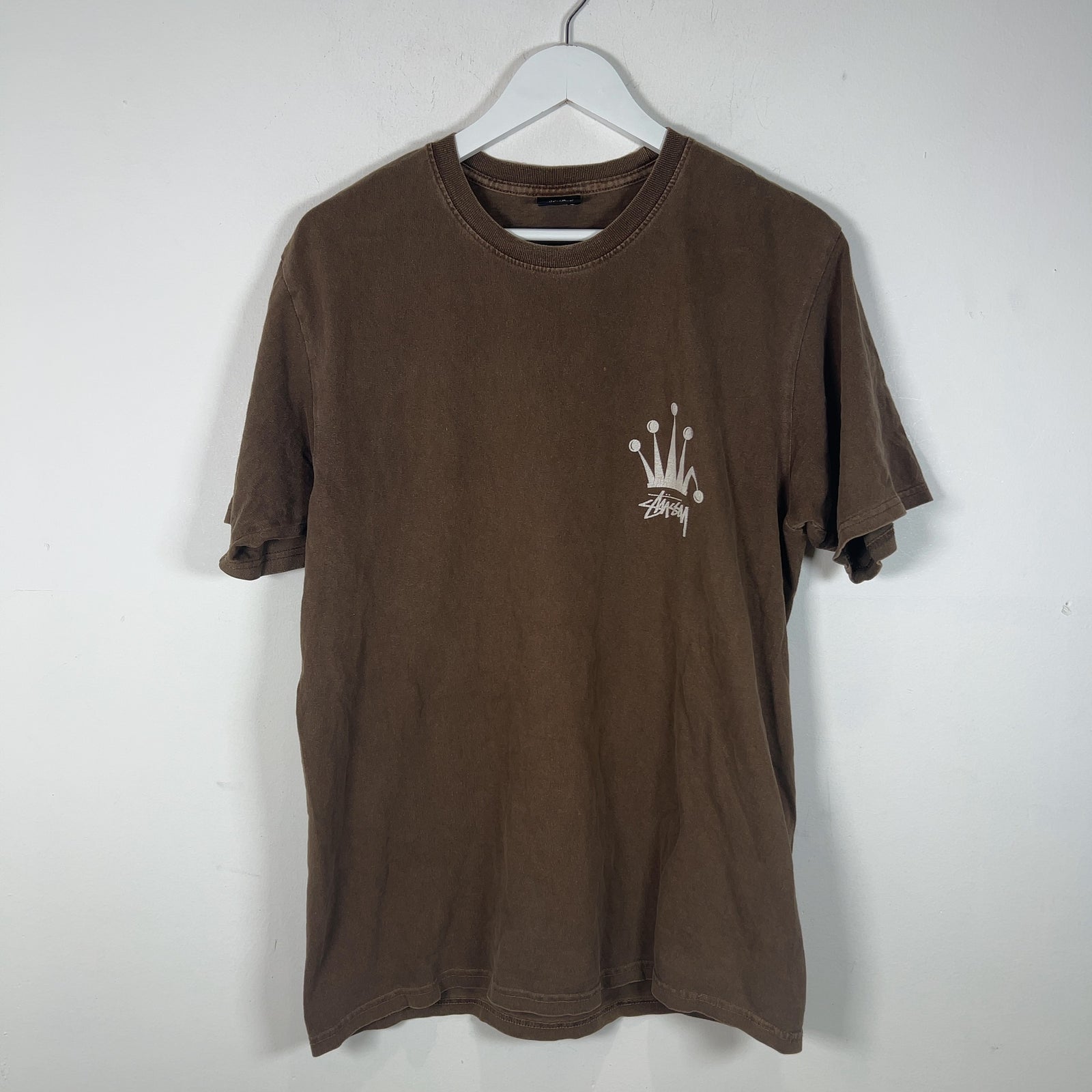 Stussy Crown Graphic Brown T-Shirt