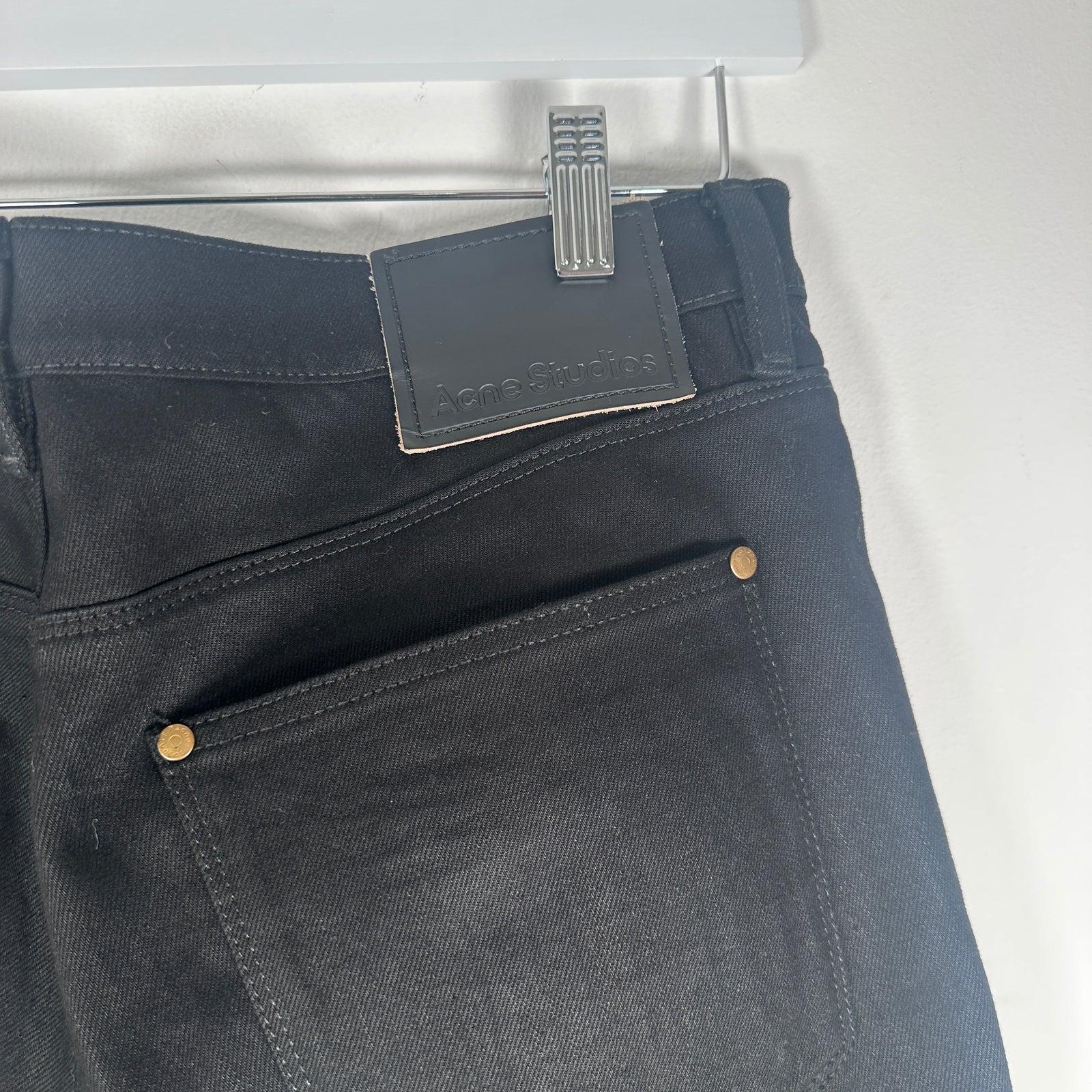 Acne Studios Black Denim Jeans Size 33