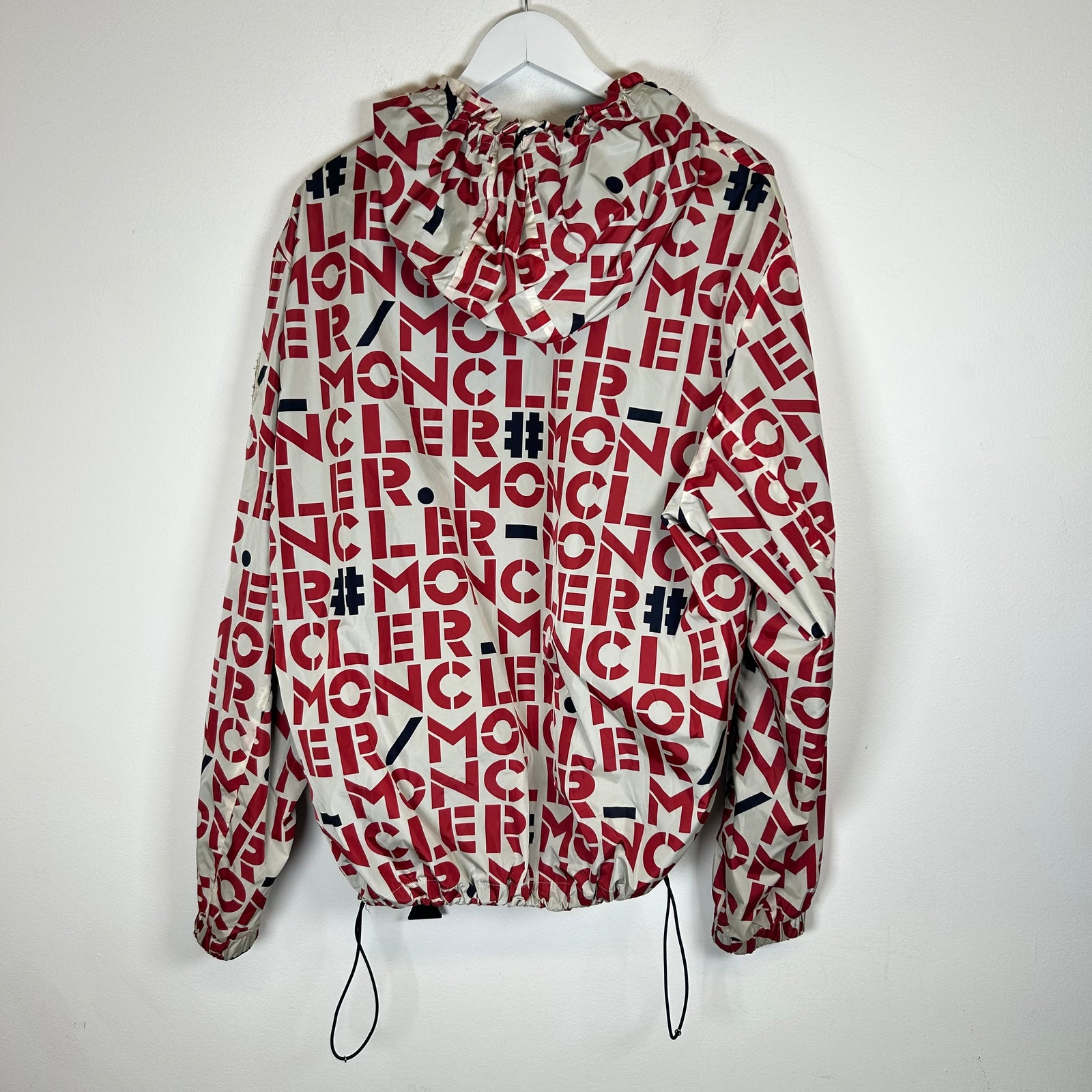 Moncler Red/Blue Dorfman Windbreaker Size XL