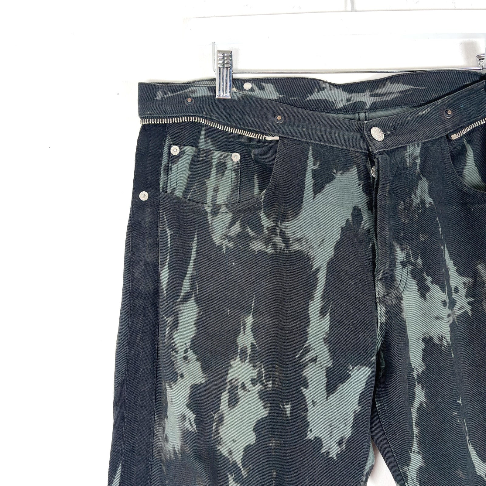 Dries Van Noten Tie Dye Bondage Jeans