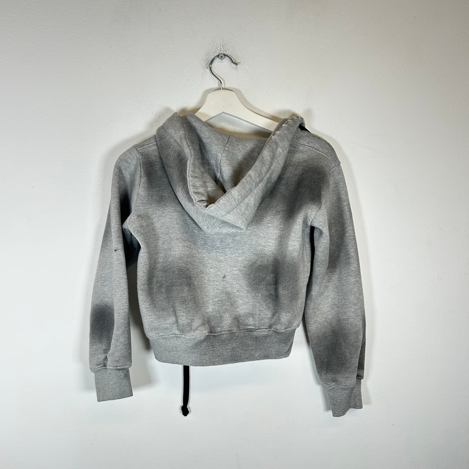 Yori YSFW Grey Zip Up Hoodie Size XS