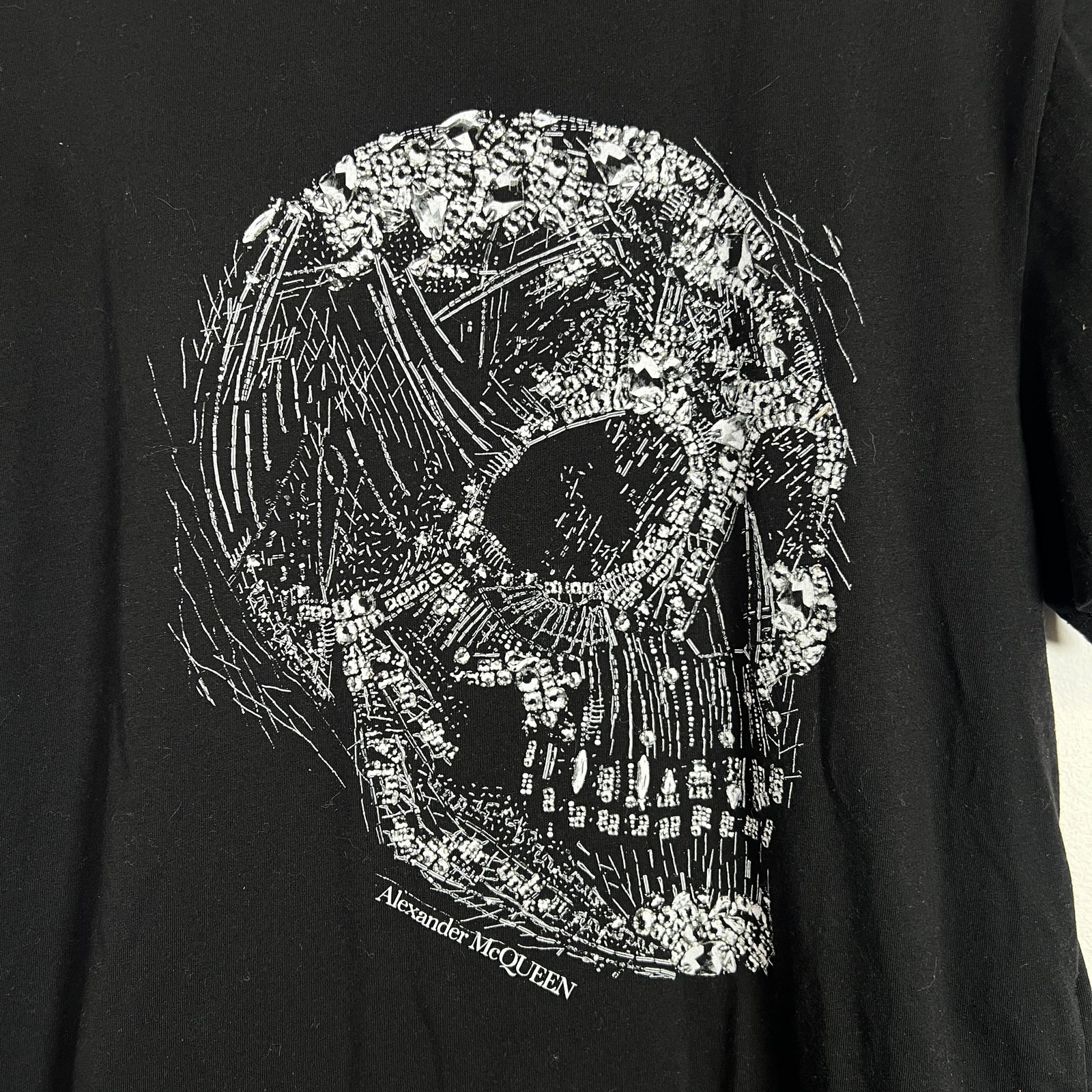 Alexander McQueen Crystal Skull T-Shirt