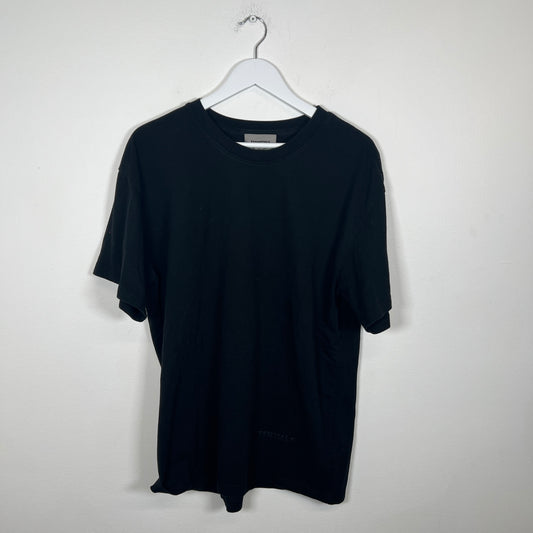 Essentials Reflective Black T-Shirt Size L