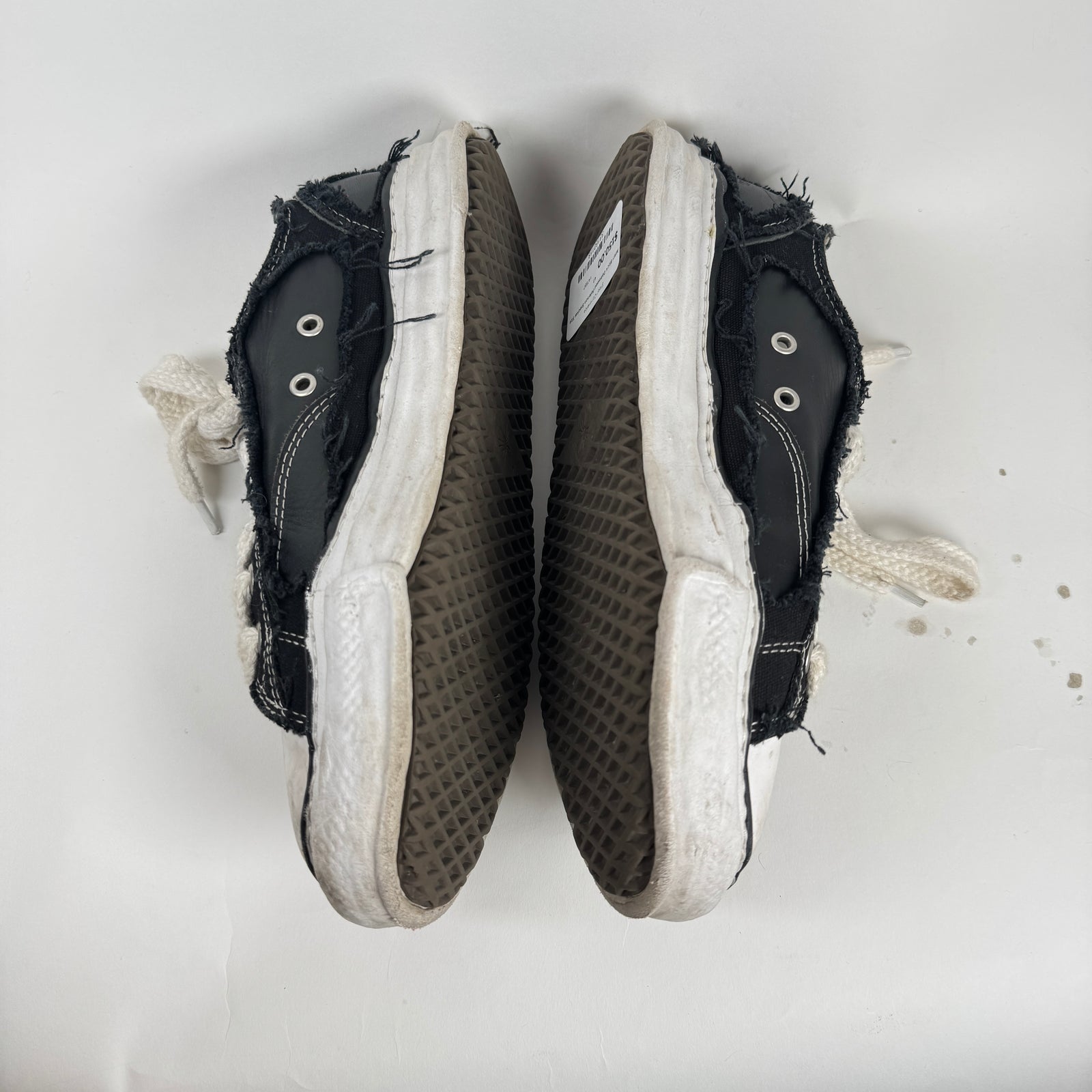 MMY Black Distressed Peterson Sneaker Size 43