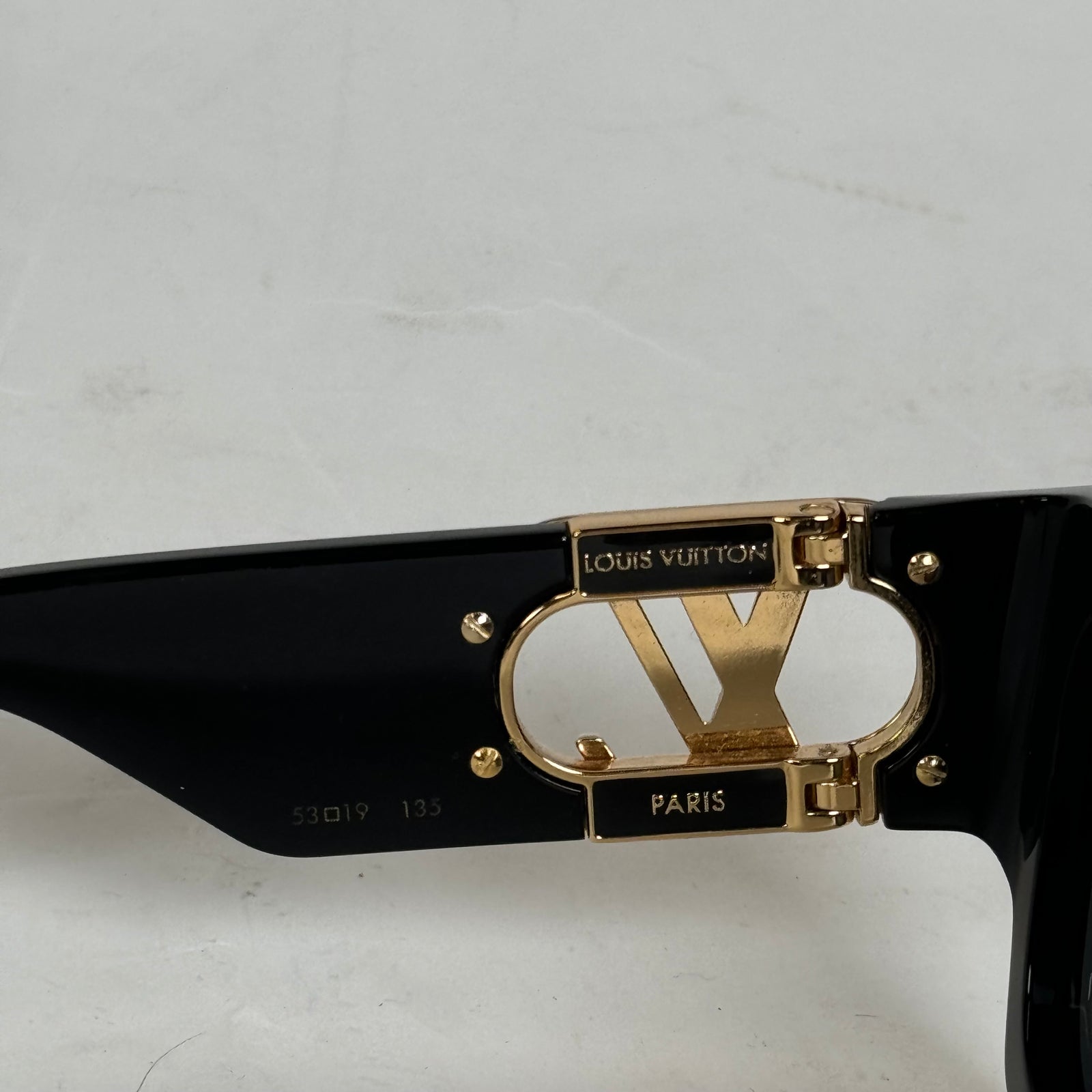 Louis Vuitton Black Link Square Sunglasses
