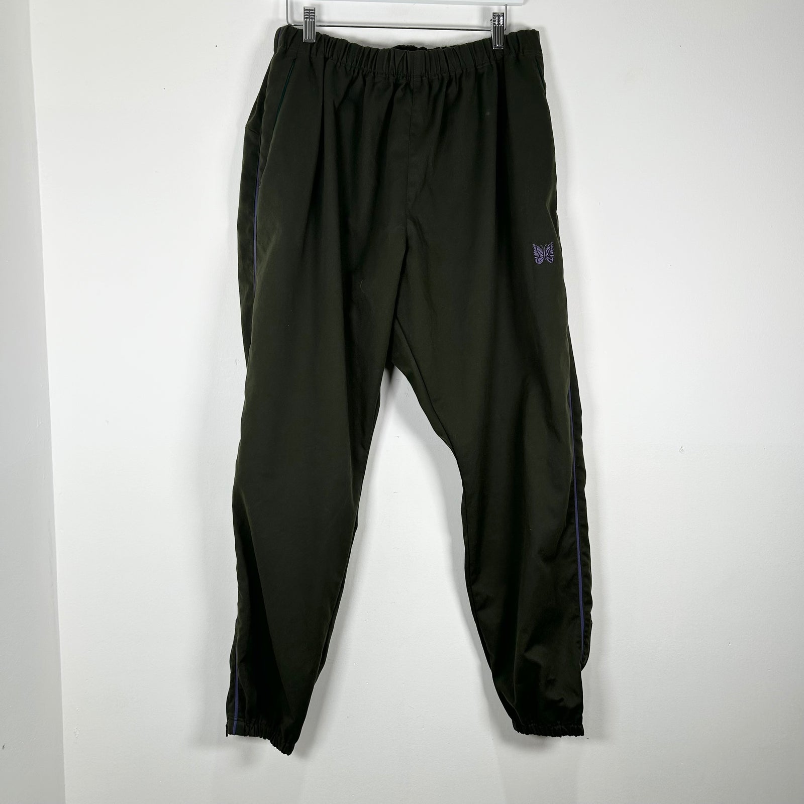 Needles Green Cuffed Track Pants Size Large