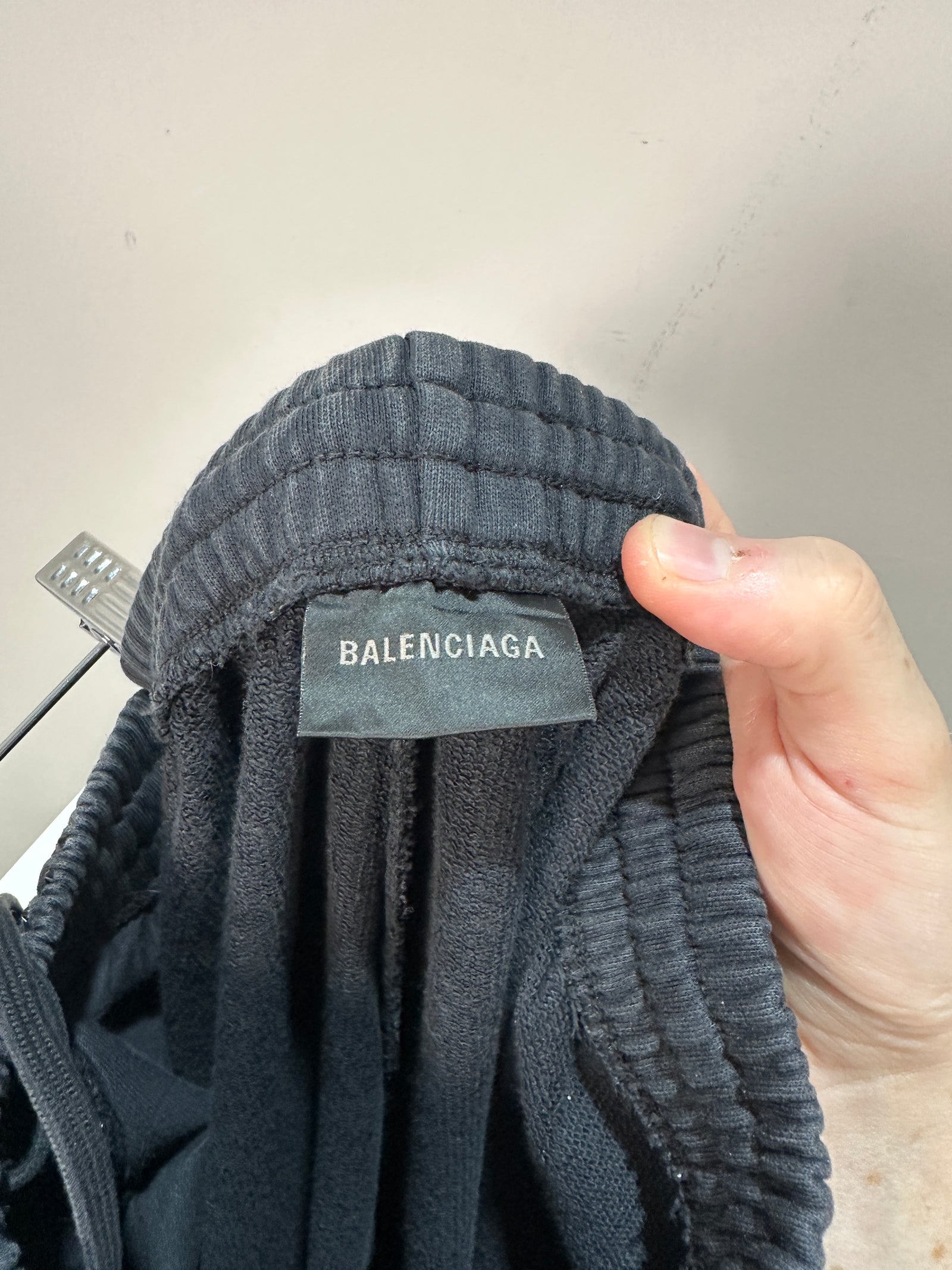 Balenciaga All Over Crystal Grey Sweatpants Size S