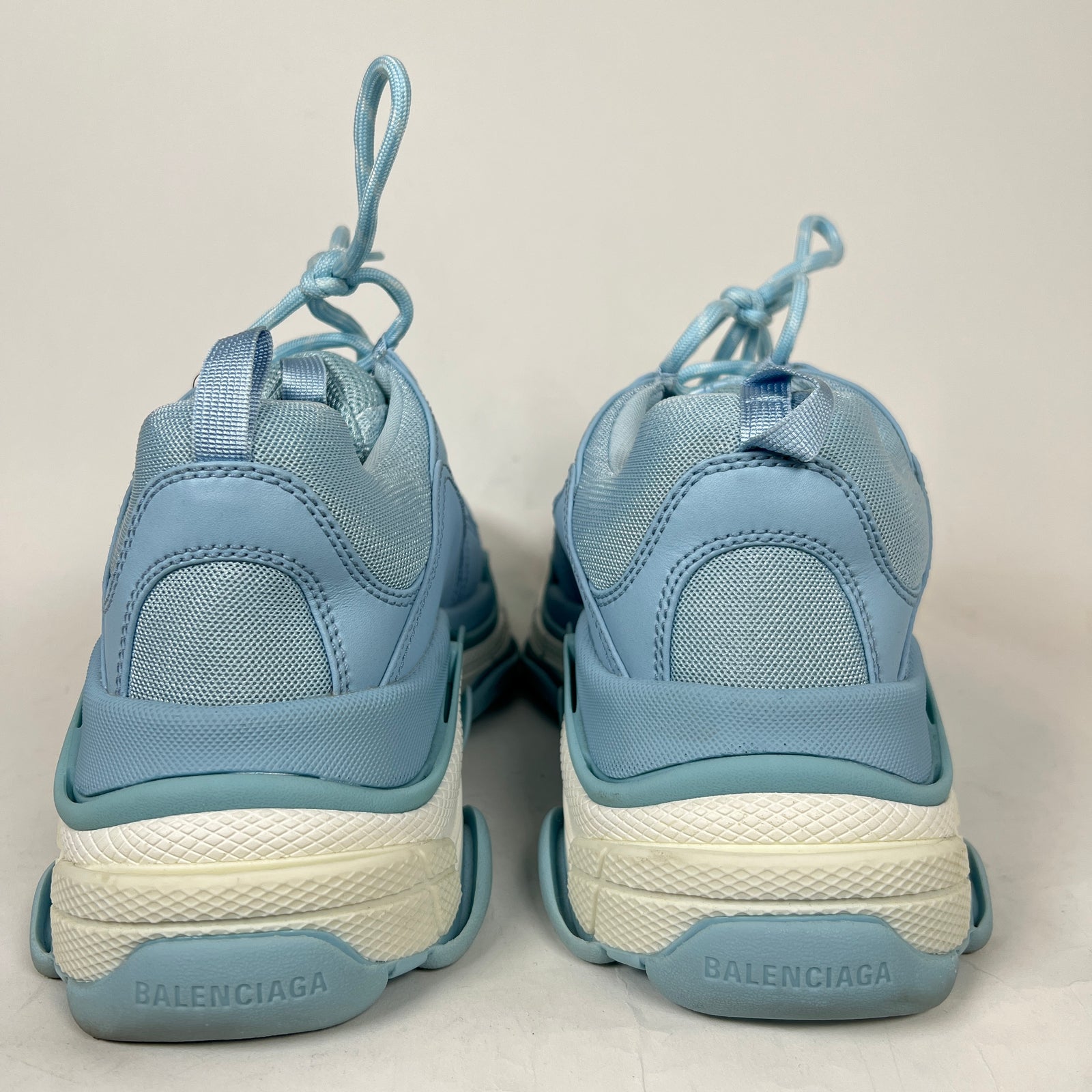 Balenciaga Carolina Blue Triple S Sneaker Size 43