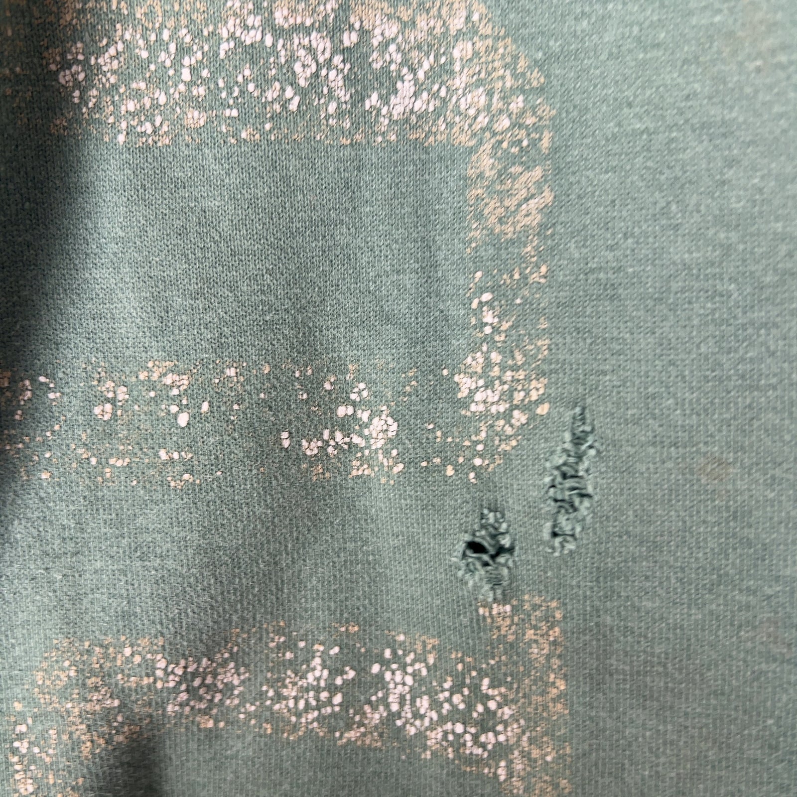 Saint Michael Distressed 'Source' Graphic Sweatpants