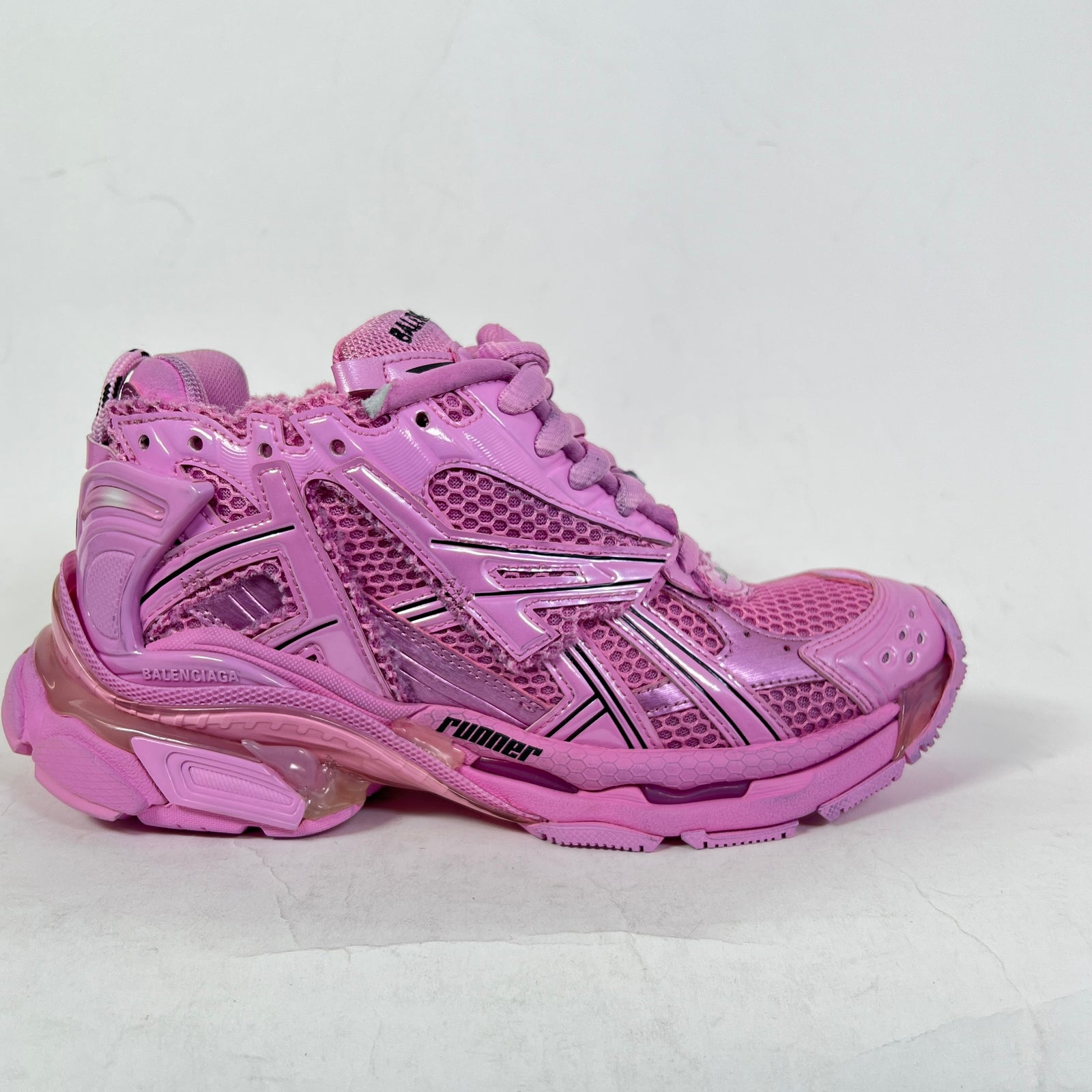 Balenciaga Triple Pink Mesh Runners Size 36