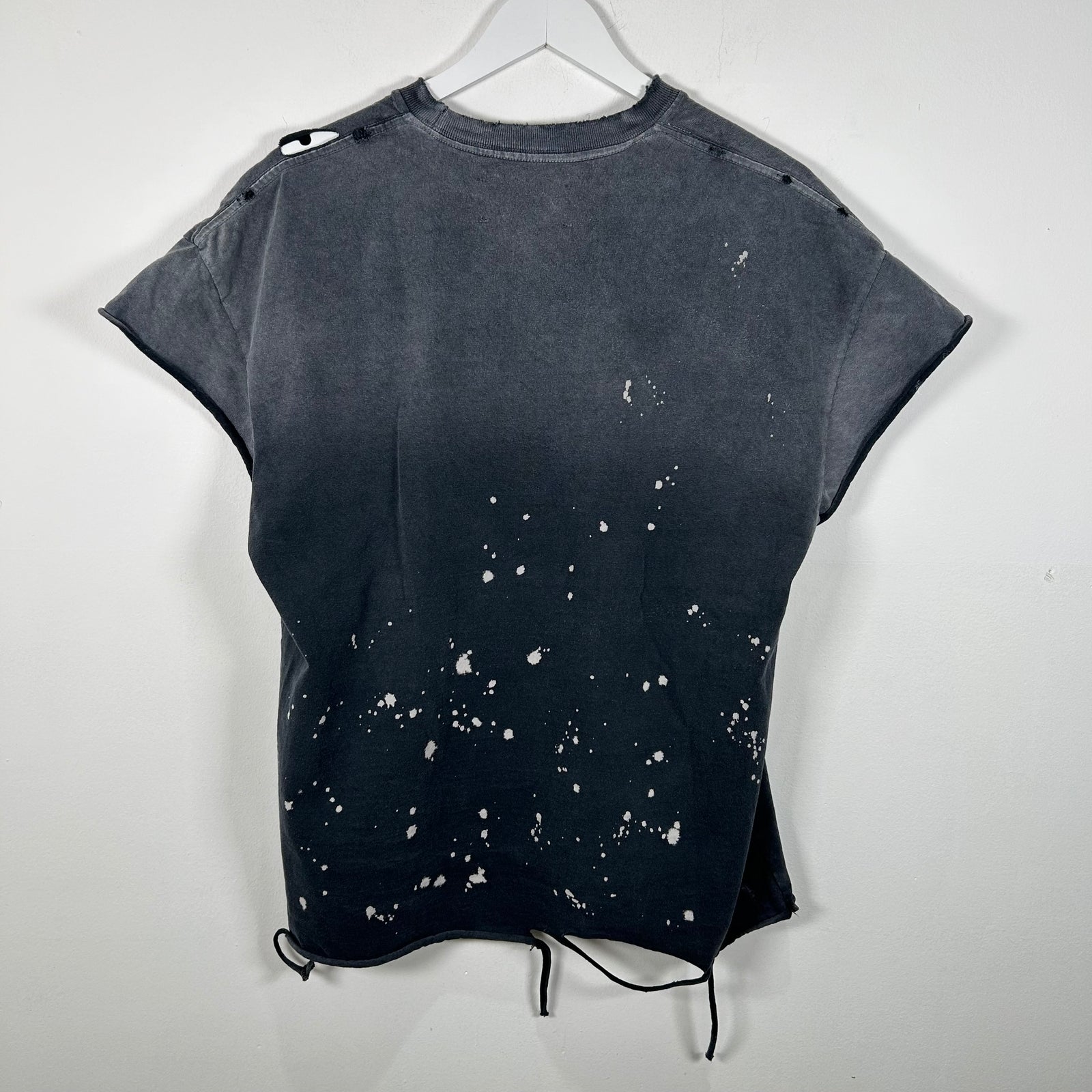 Satoshi Nakamoto Black Distressed Luke T-Shirt Size S