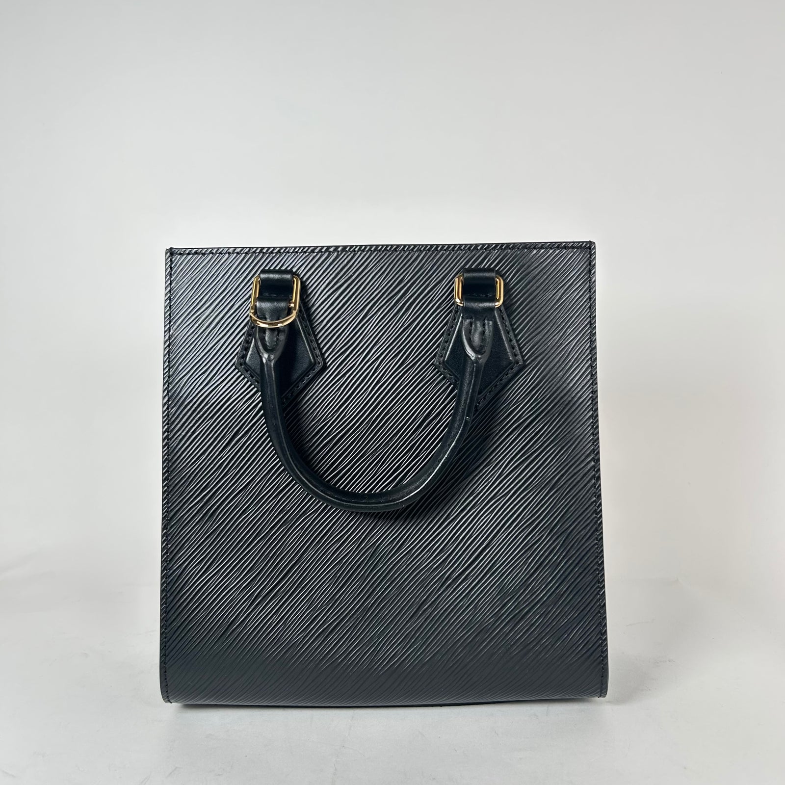 Louis Vuitton Black Epi Leather Sac Plat BB Bag
