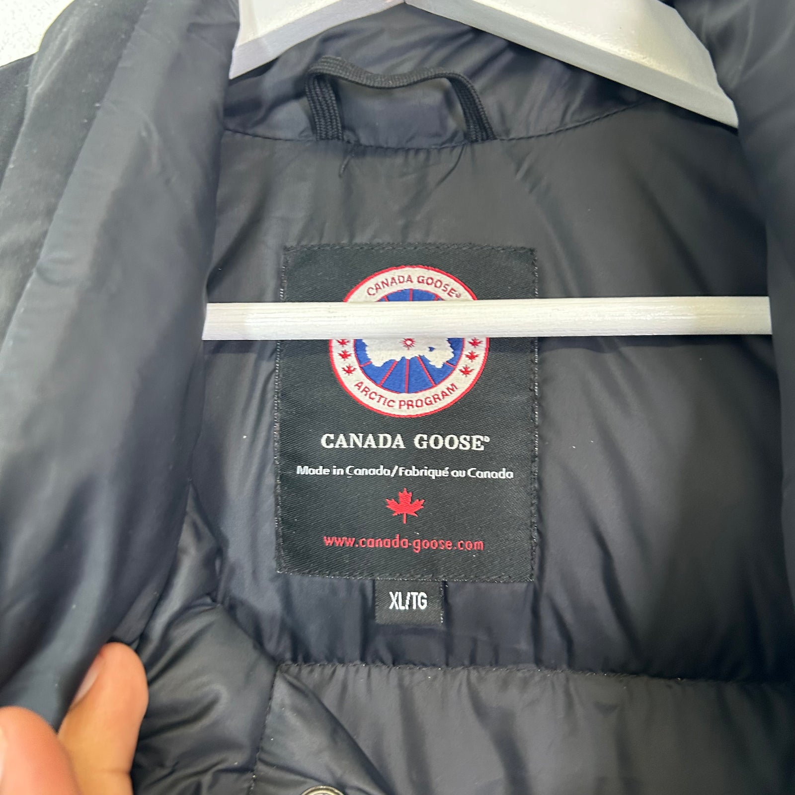 Canada Goose Black Down Puffer Vest Size XL