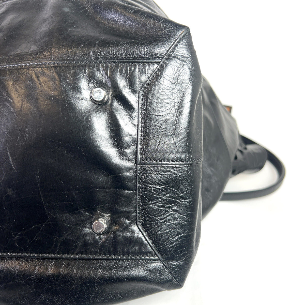 Bottega Veneta Leather Weekender Bag