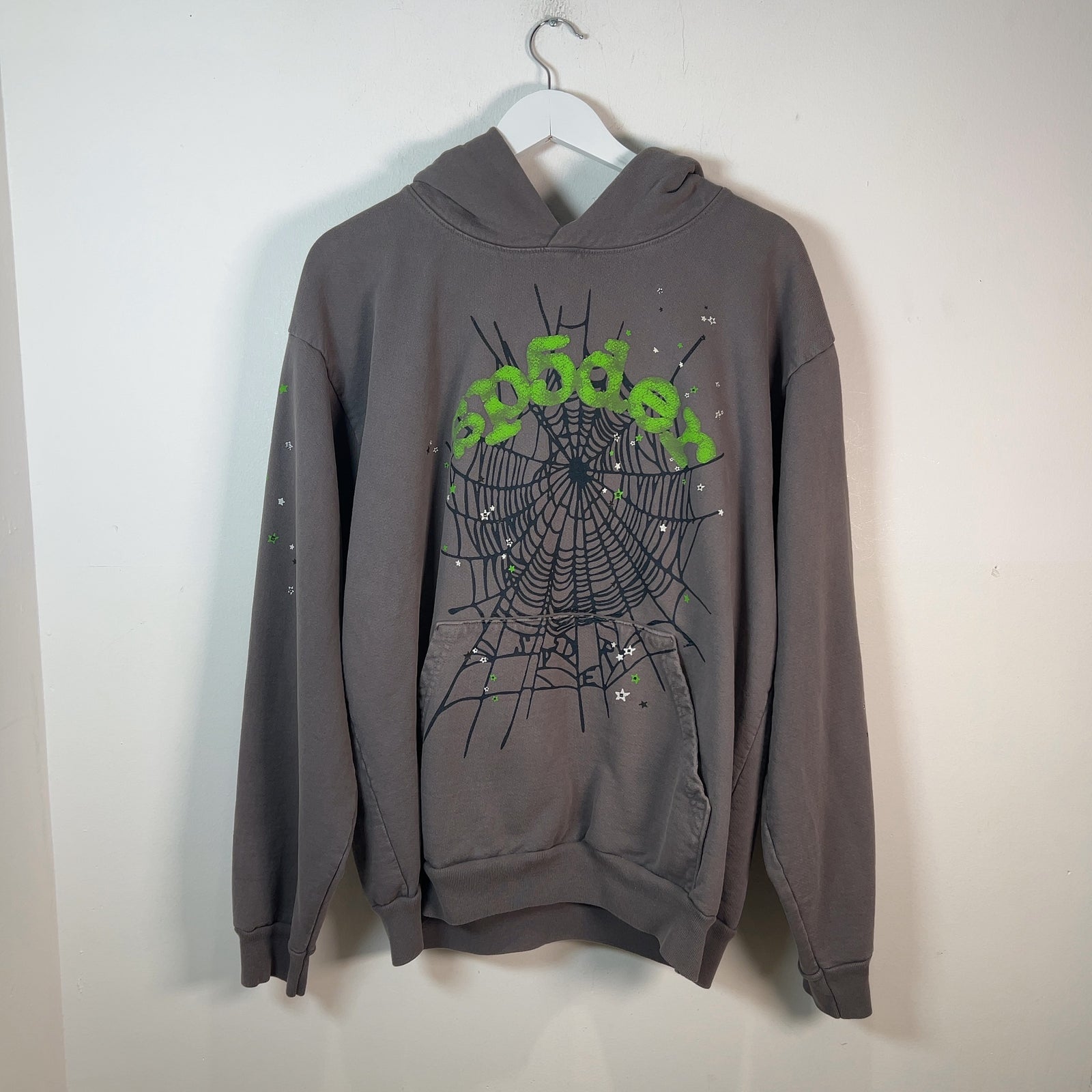 Sp5der Slime Web Graphic Hoodie