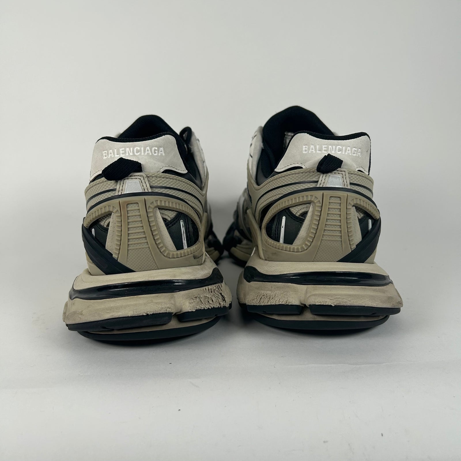 Balenciaga Beige/Black Track 2 Sneaker Size 12